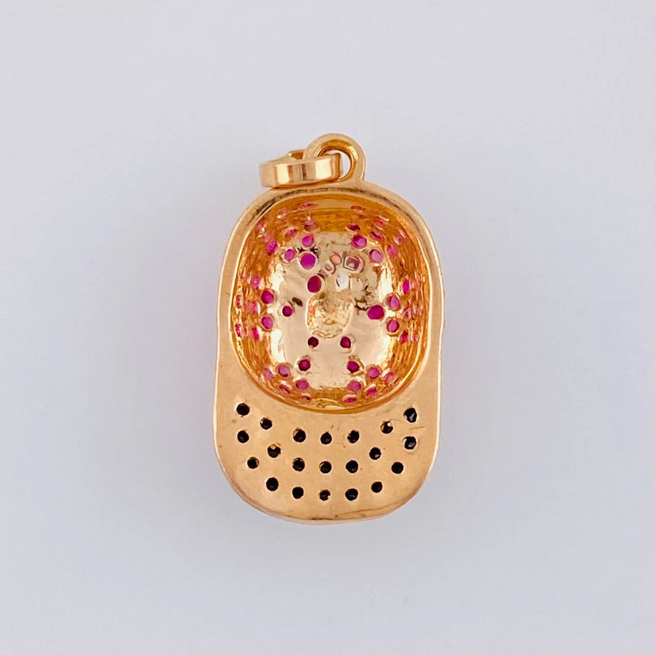 Dije Gorra NY 1.95 g / 2.1 cm Oro Rosa 18K - Image 5