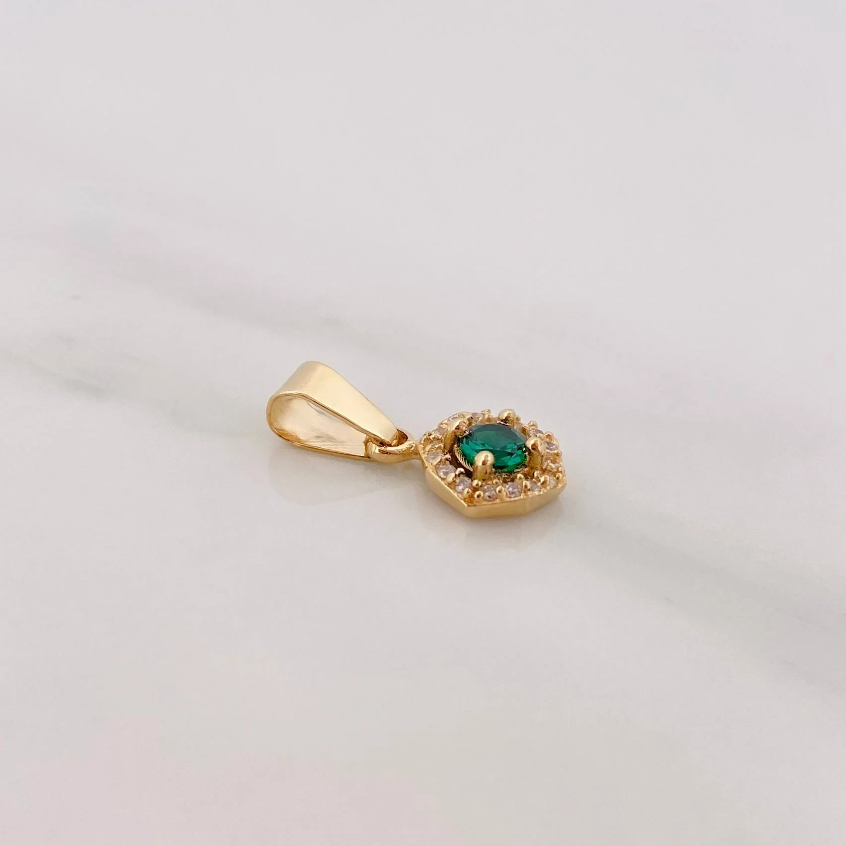 Dije Halo Circulo 1.2 g / 1.8 cm Oro Amarillo 18K - Image 3