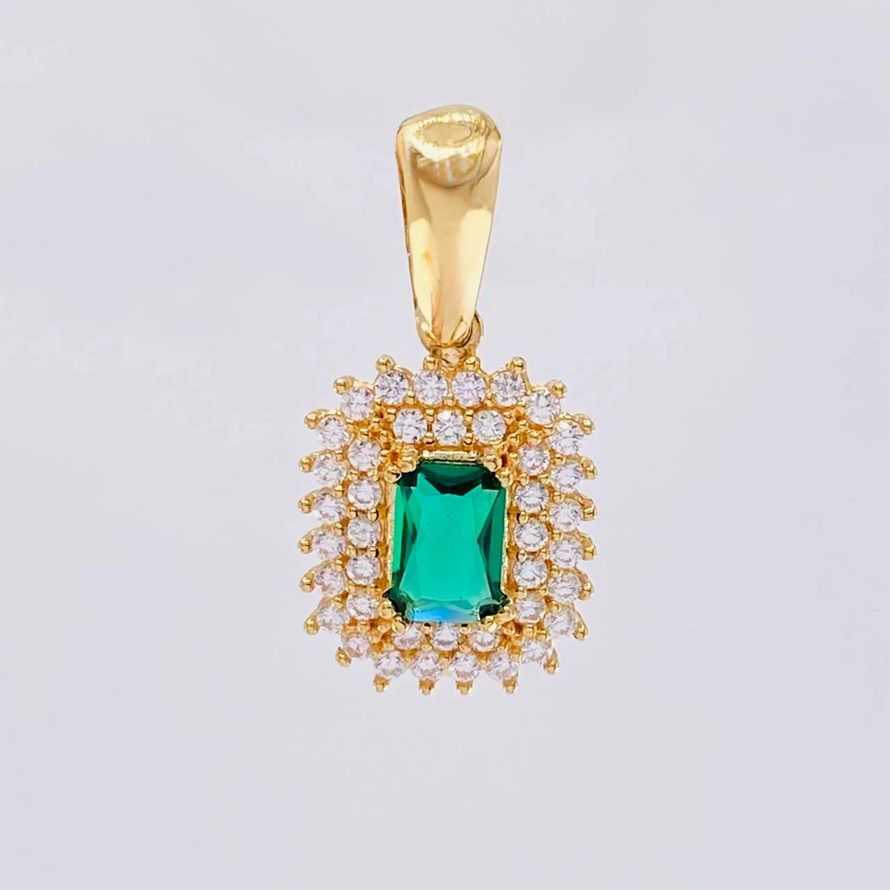 Dije Halo Tupido 2.4 g / 2.1 cm Oro Amarillo 18K - Image 3