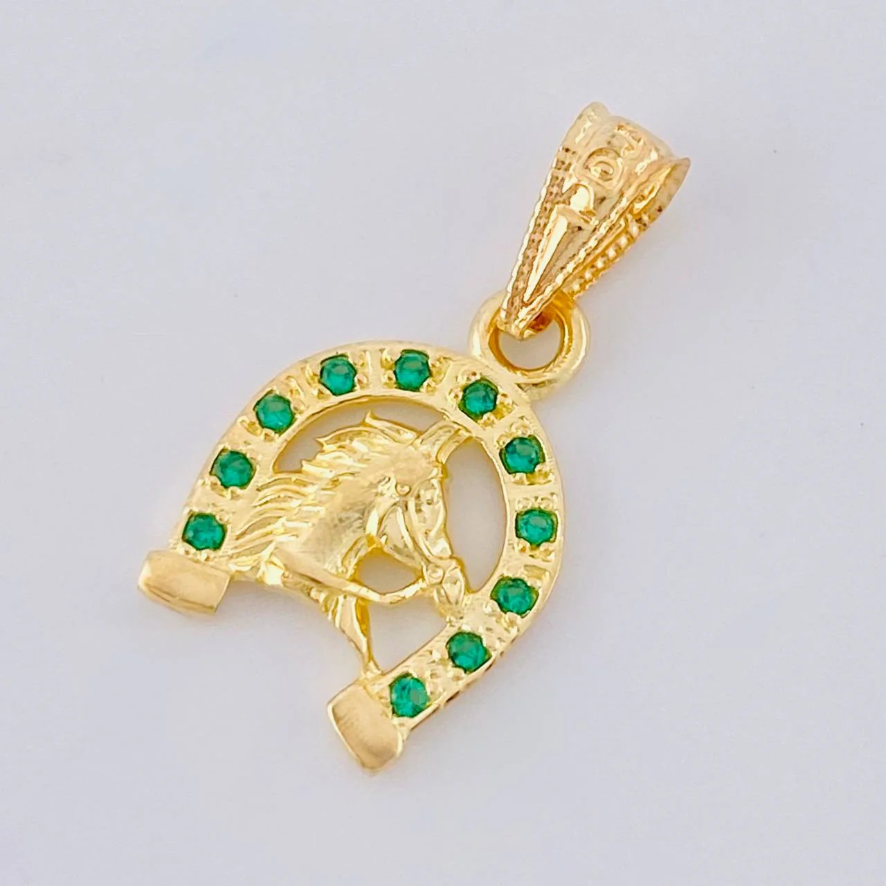 Dije Herradura Caballo 1.05 g / 1.9 cm Oro Amarillo 18K - Image 3