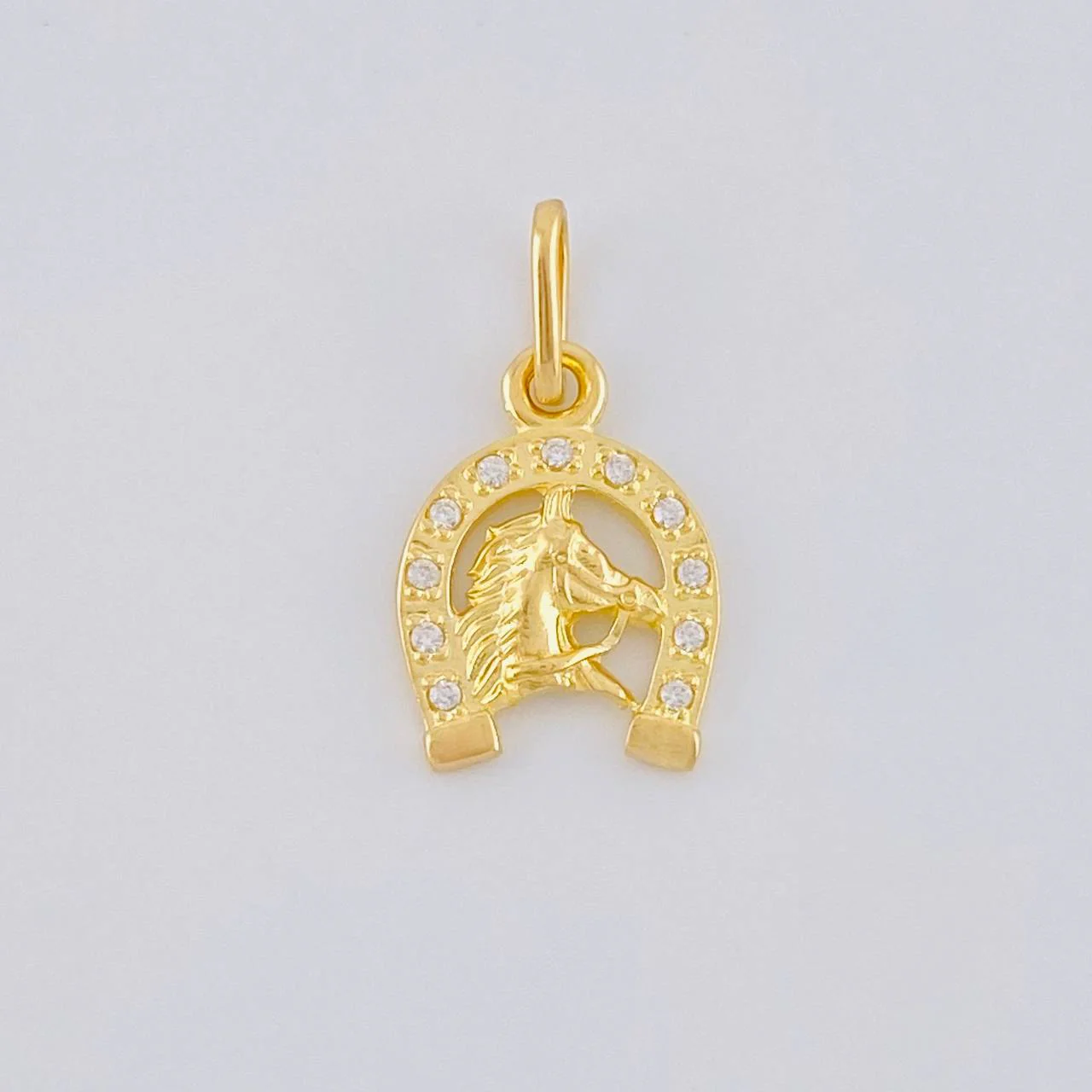 Dije Herradura Caballo 1.1 g / 1.9 cm Oro Amarillo 18K