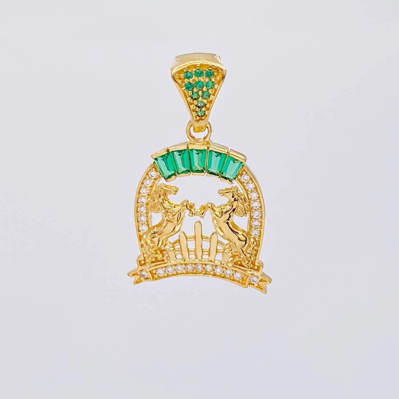 Dije Herradura Caballos 3.1 g / 2.8 cm Oro Amarillo 18K - Image 2