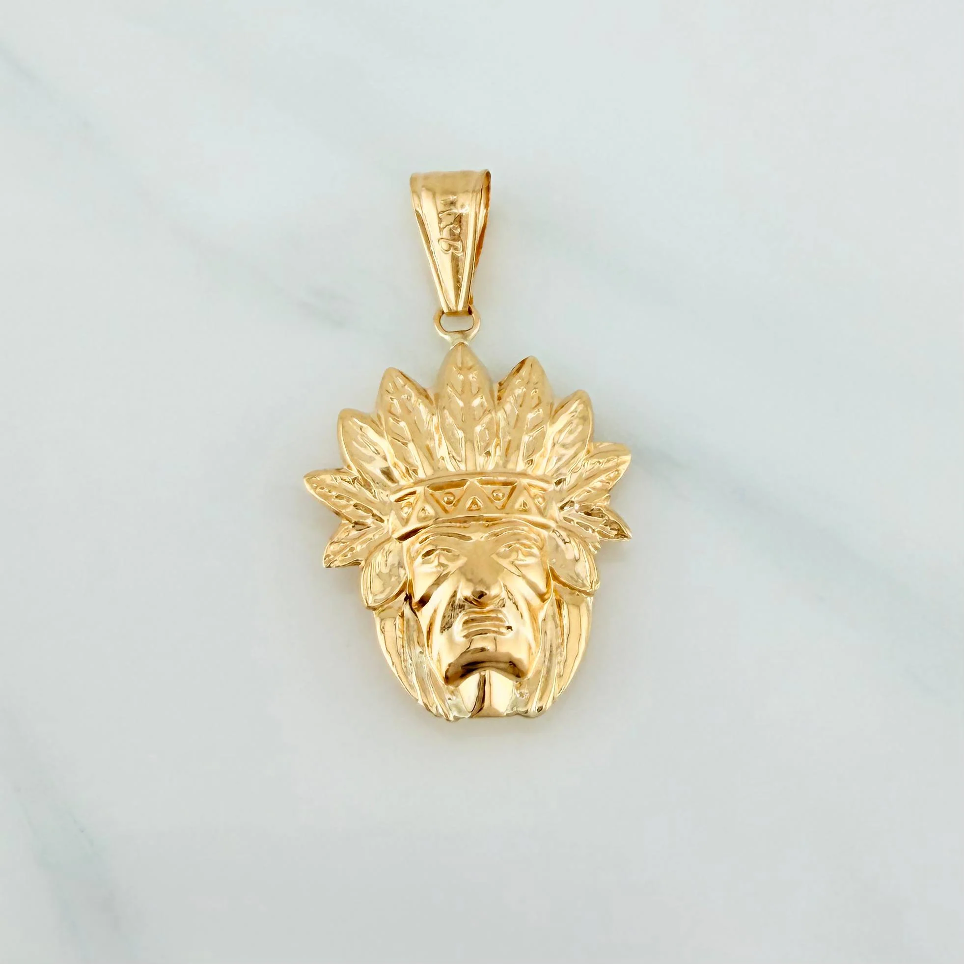 Dije Indio 2.05g / 4cm Oro Amarillo 18K - Image 2