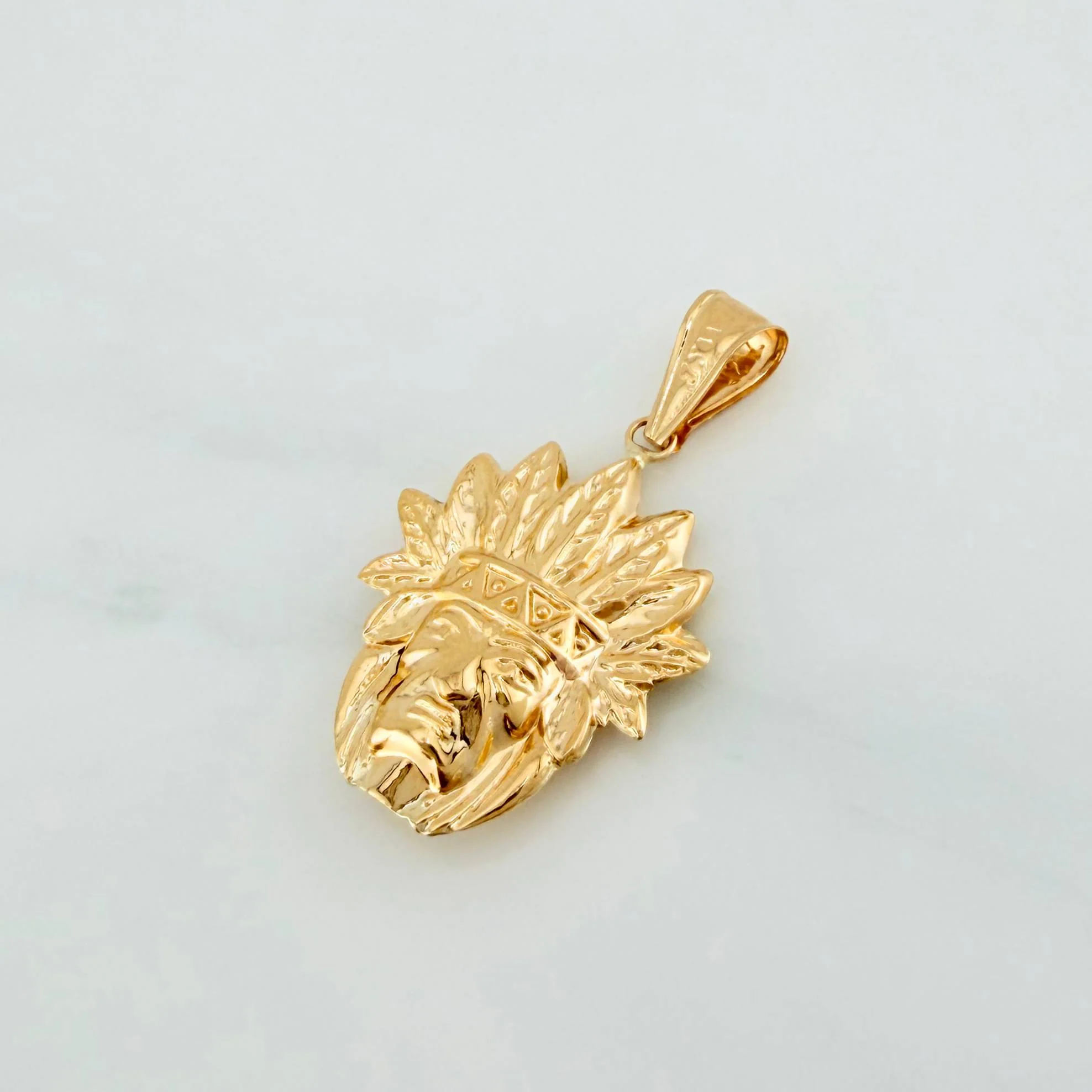 Dije Indio 2.05g / 4cm Oro Amarillo 18K - Image 3
