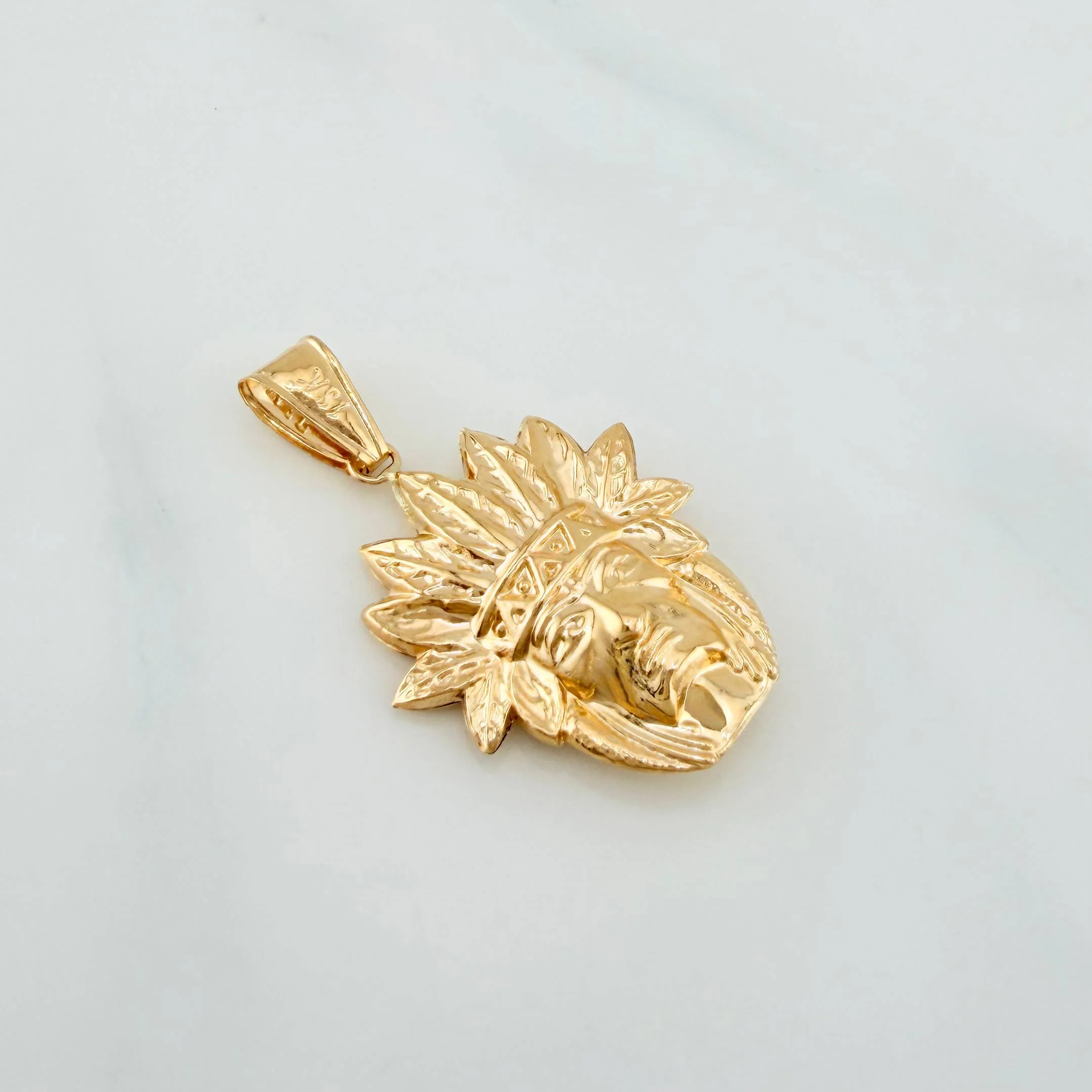 Dije Indio 2 g / 3.5 cm Oro Amarillo 18K - Image 2