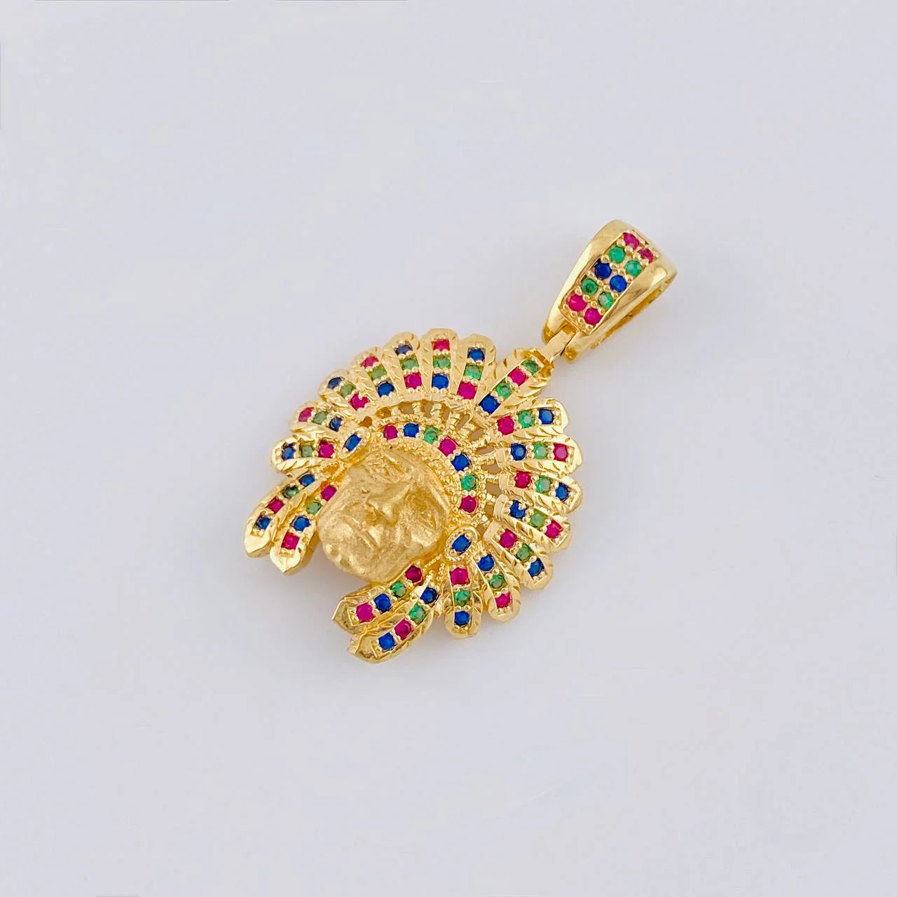 Dije Indio 4.3 g / 3 cm Oro Amarillo 18K - Image 3