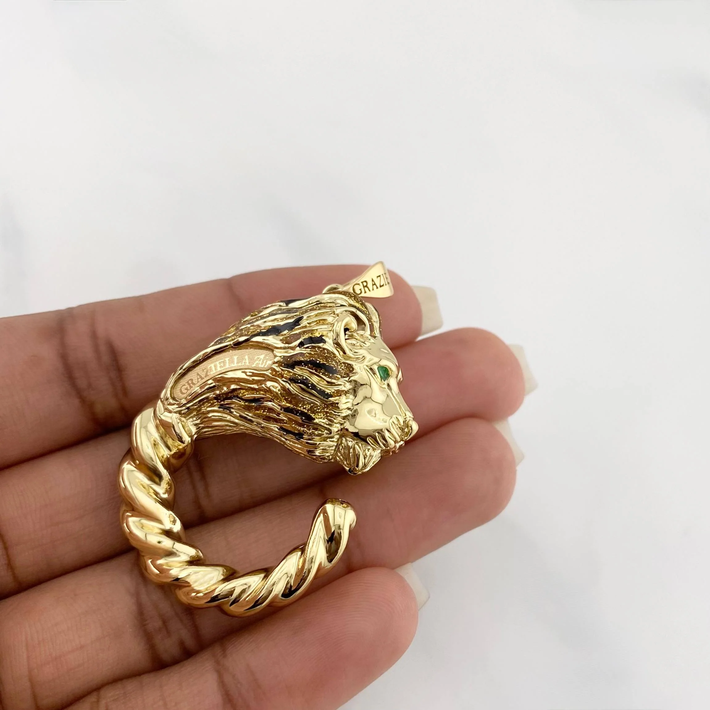 Dije León 2.9g / 5cm Oro Amarillo 18K - Image 5