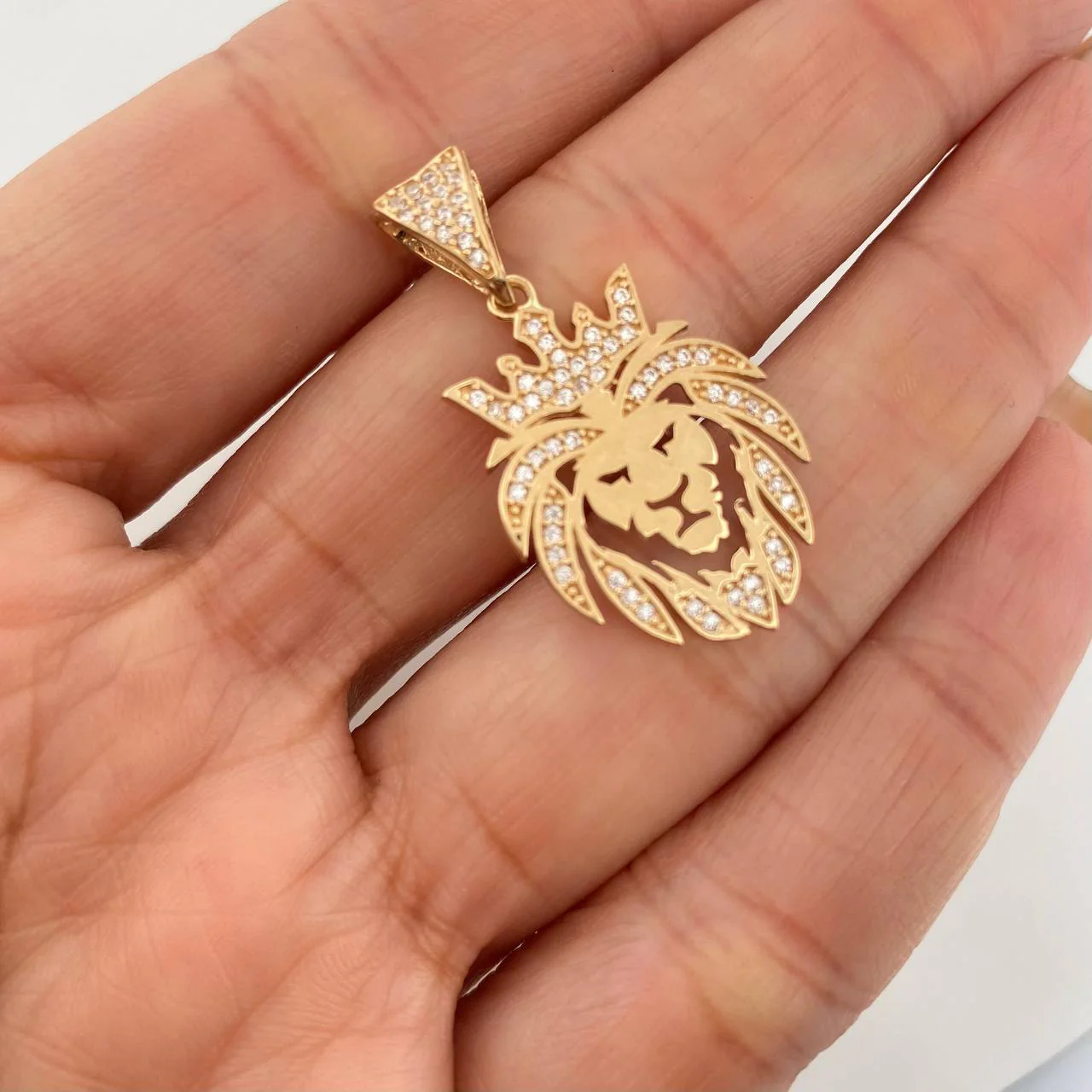Dije León 3.25g / 3.2cm Oro Amarillo 18K - Image 4