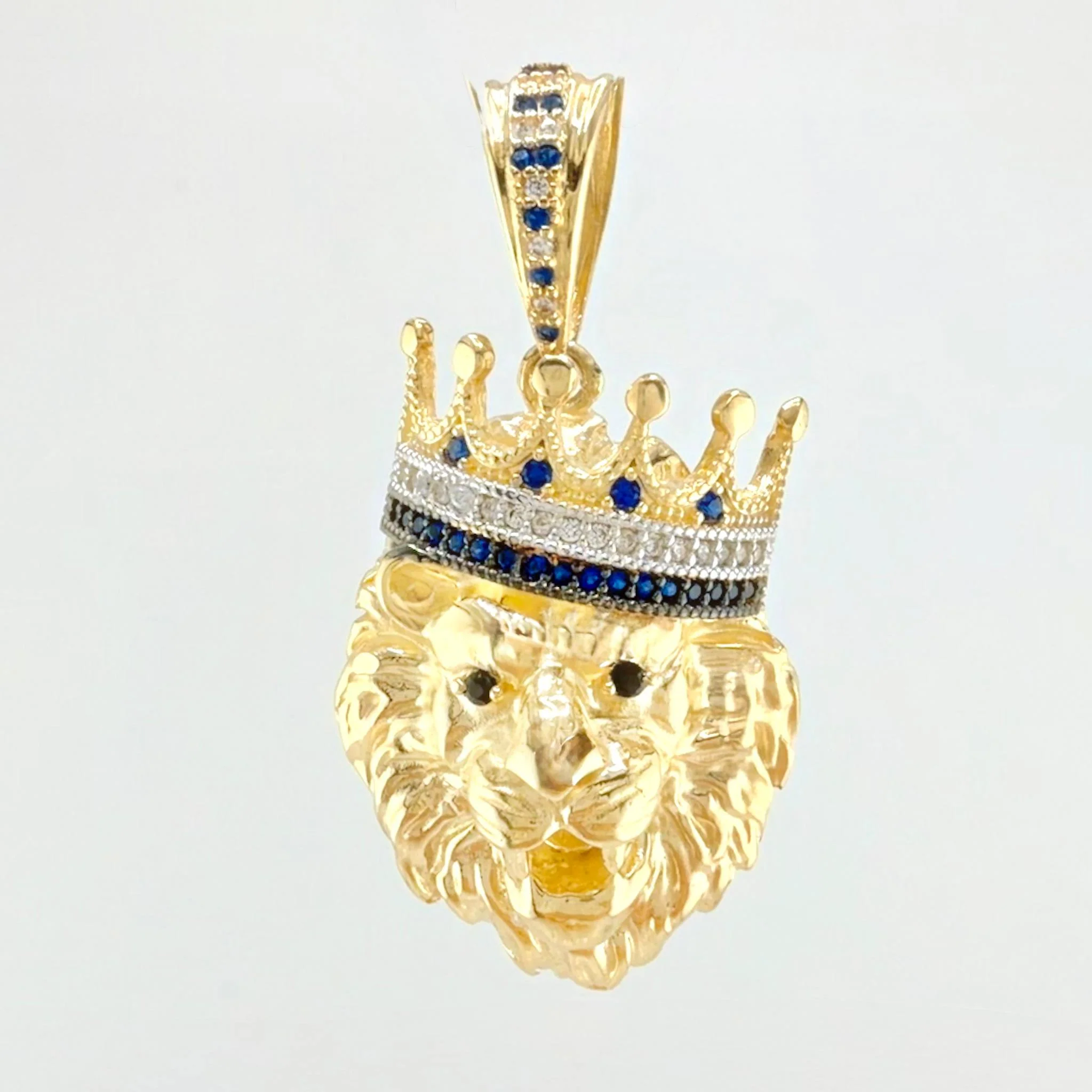 Dije Leon Corona 9.65gr / 4cm / Oro Amarillo 18K * - Image 2