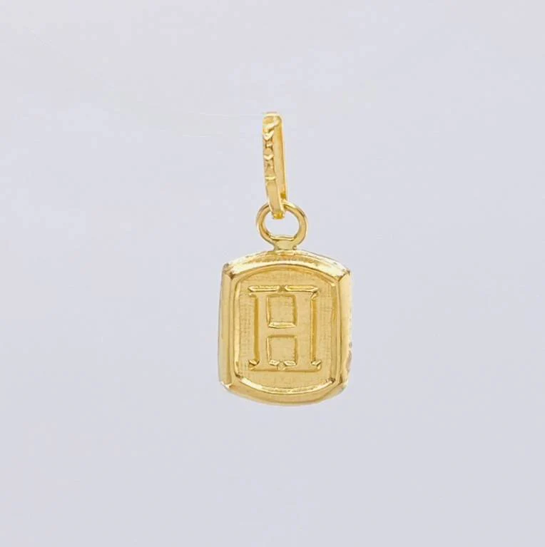 Dije Letra H 0.35 g / 1.4 cm Oro Amarillo 18K - Image 2