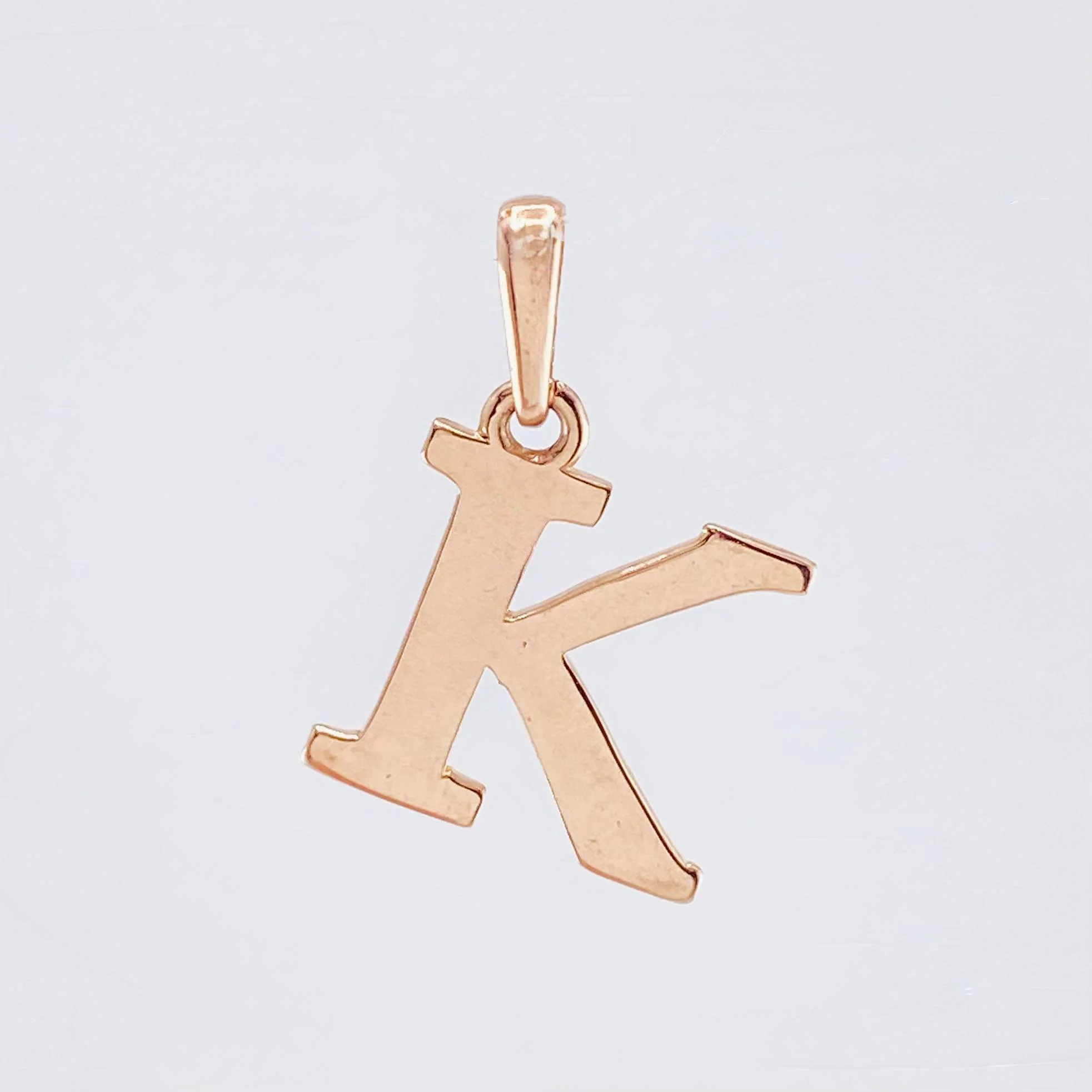 Dije Letra K 2gr / 2.05cm / Oro Rosa Nac.Esp. 18K - Image 3