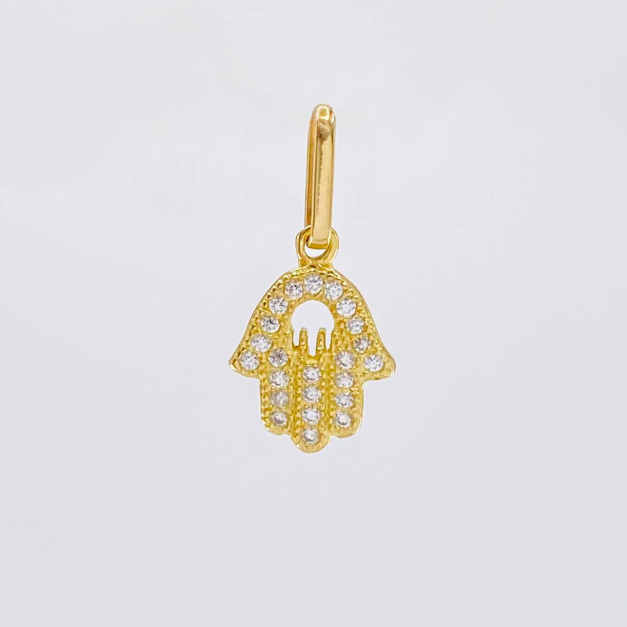 Dije Mano Hamsa 0.85 g / 1.7 cm Oro Amarillo 18K - Image 2
