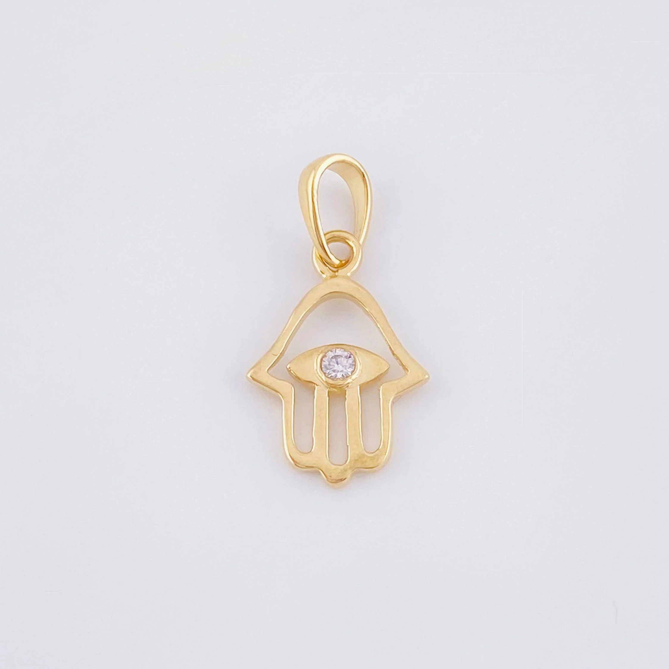 Dije Mano Hamsa 0.95gr / 2cm / Oro Amarillo 18K