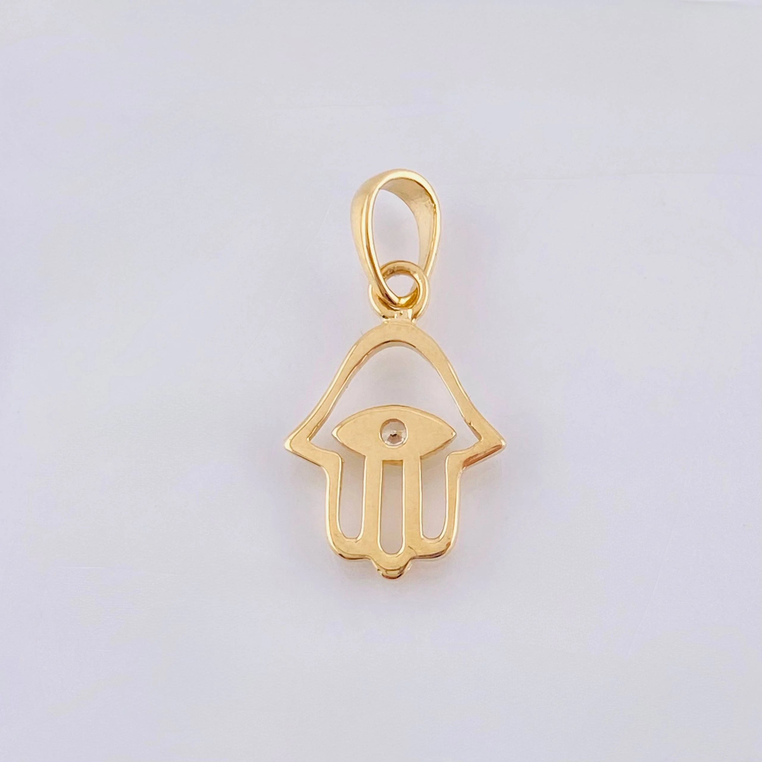 Dije Mano Hamsa 0.95gr / 2cm / Oro Amarillo 18K - Image 4