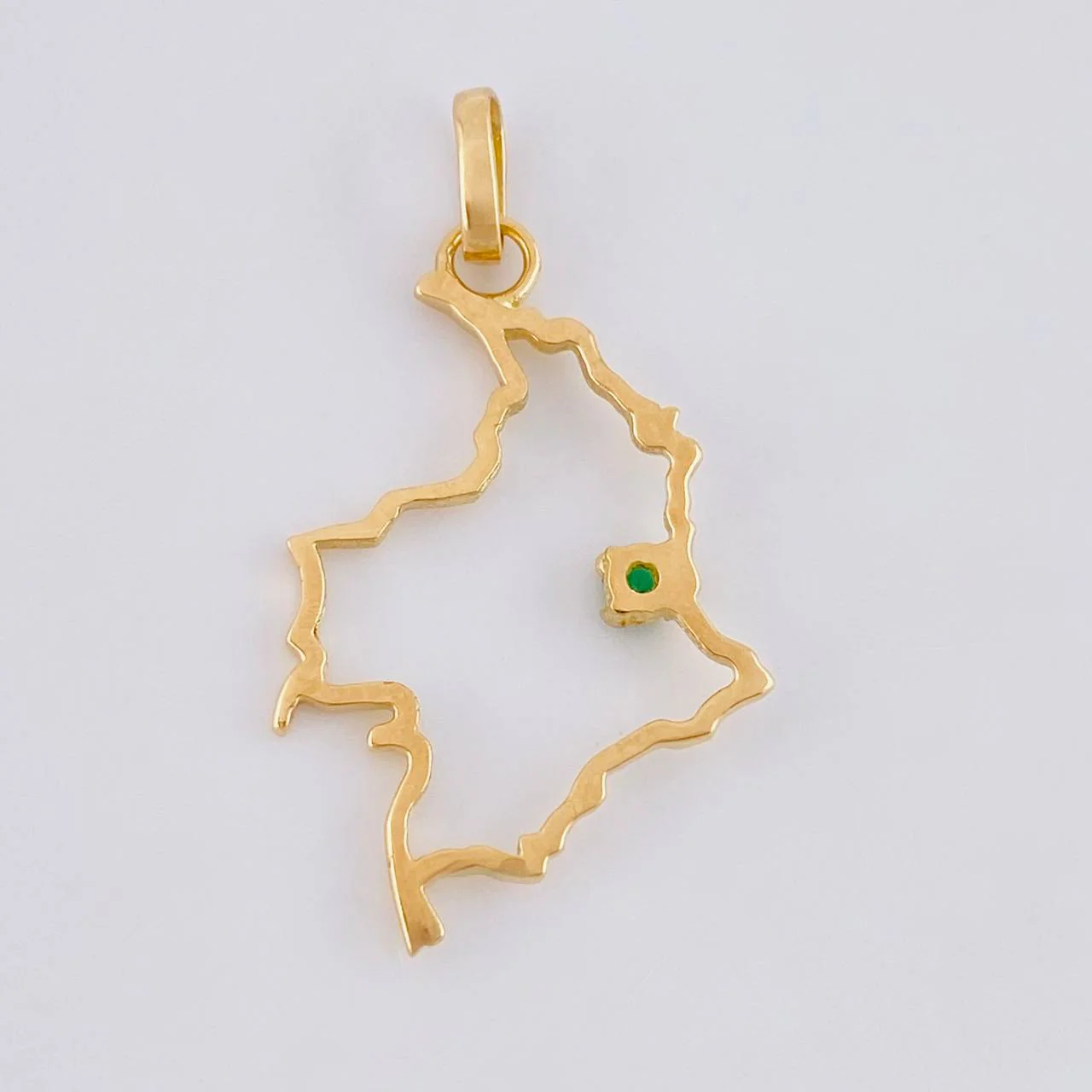 Dije Mapa Colombia 1.05g / 2.9cm Oro Amarillo 18K - Image 4