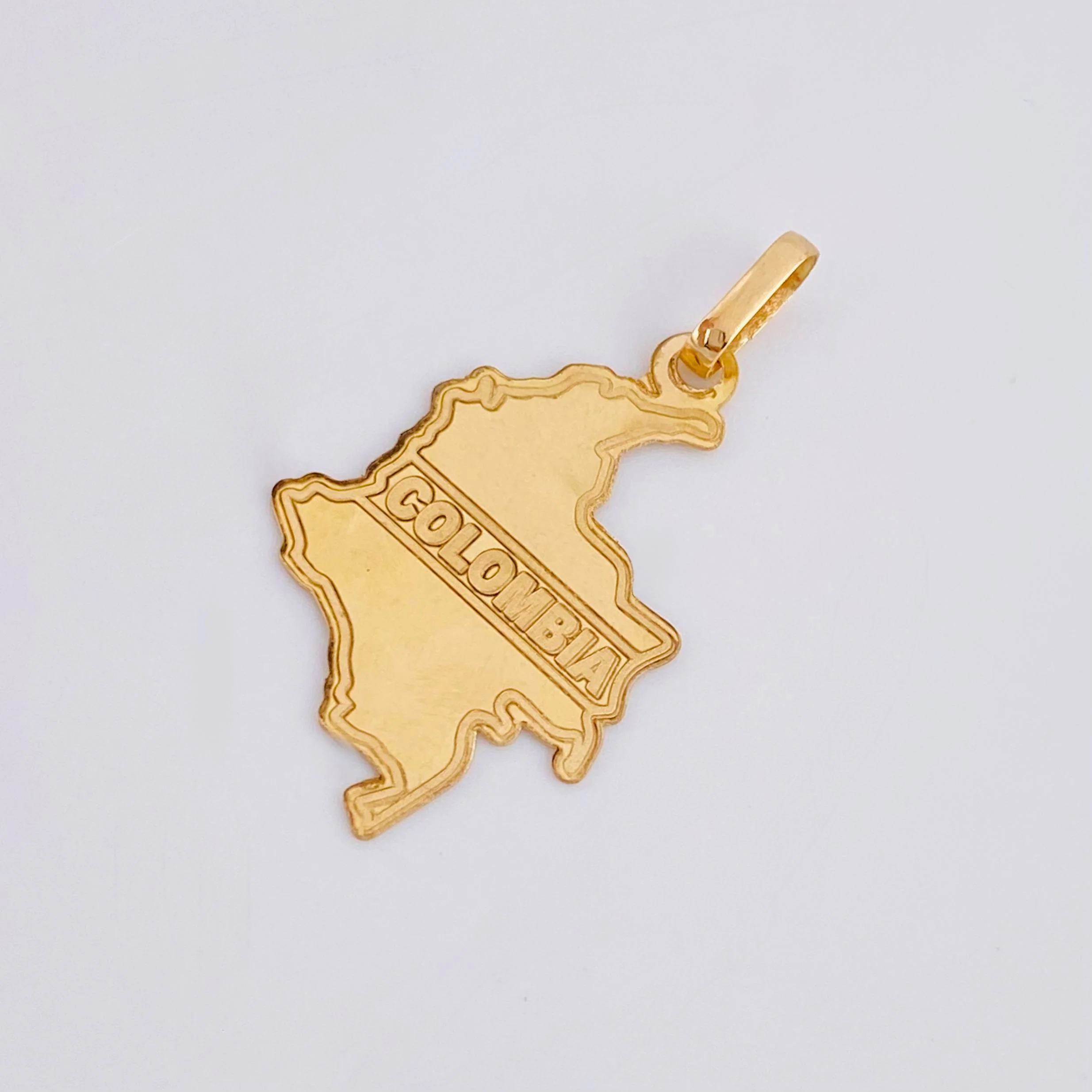Dije Mapa Colombia 1gr / 3.2cm / Oro Amarillo 18K - Image 2