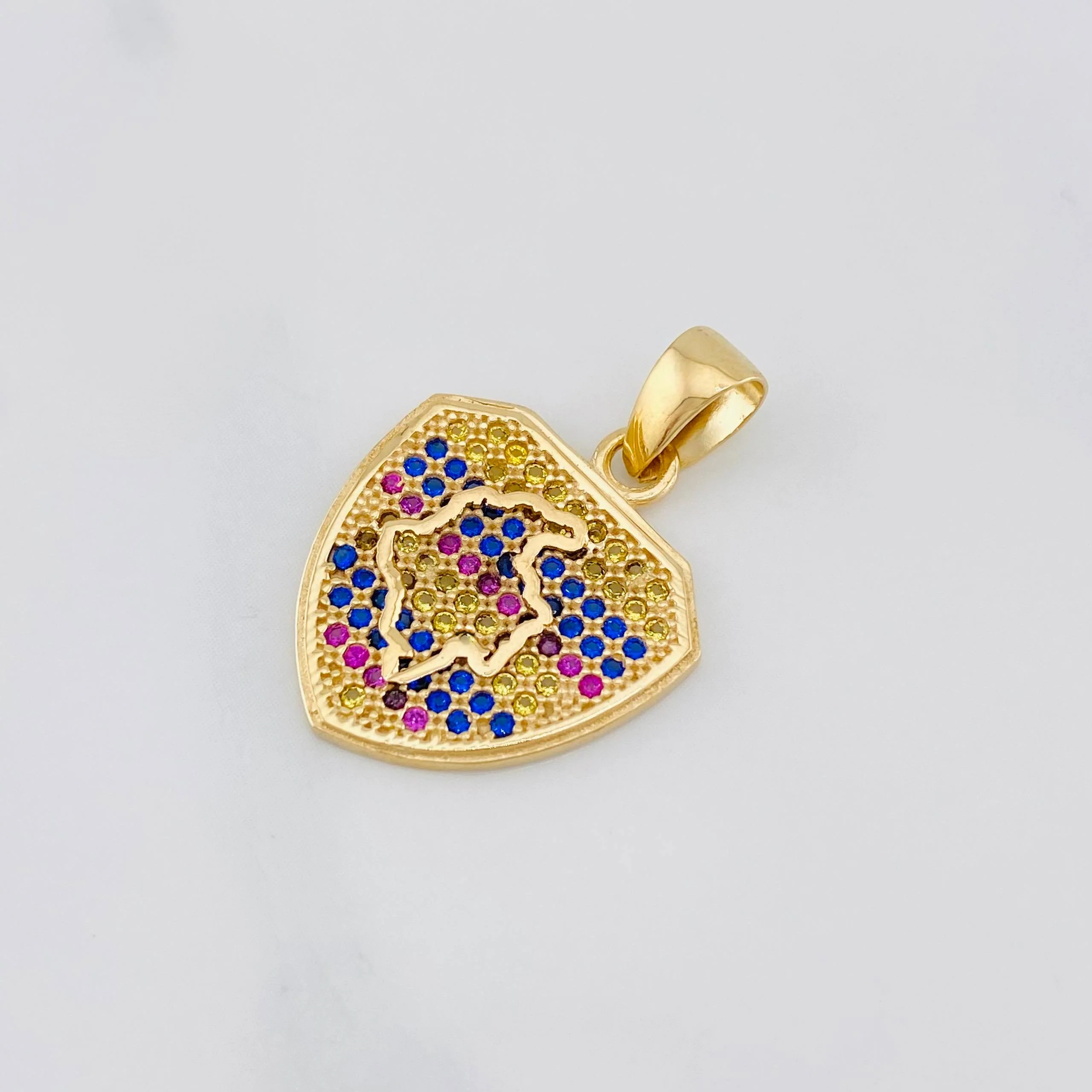 Dije Mapa Colombia 2.7 g / 2.6 cm Oro Amarillo 18K - Image 3