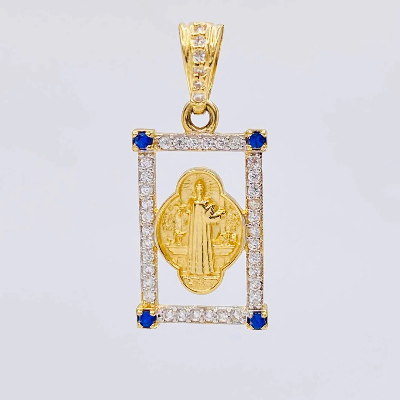Dije Marco San Benito 2.35 g / 2.5 cm Oro Amarillo 18K - Image 2