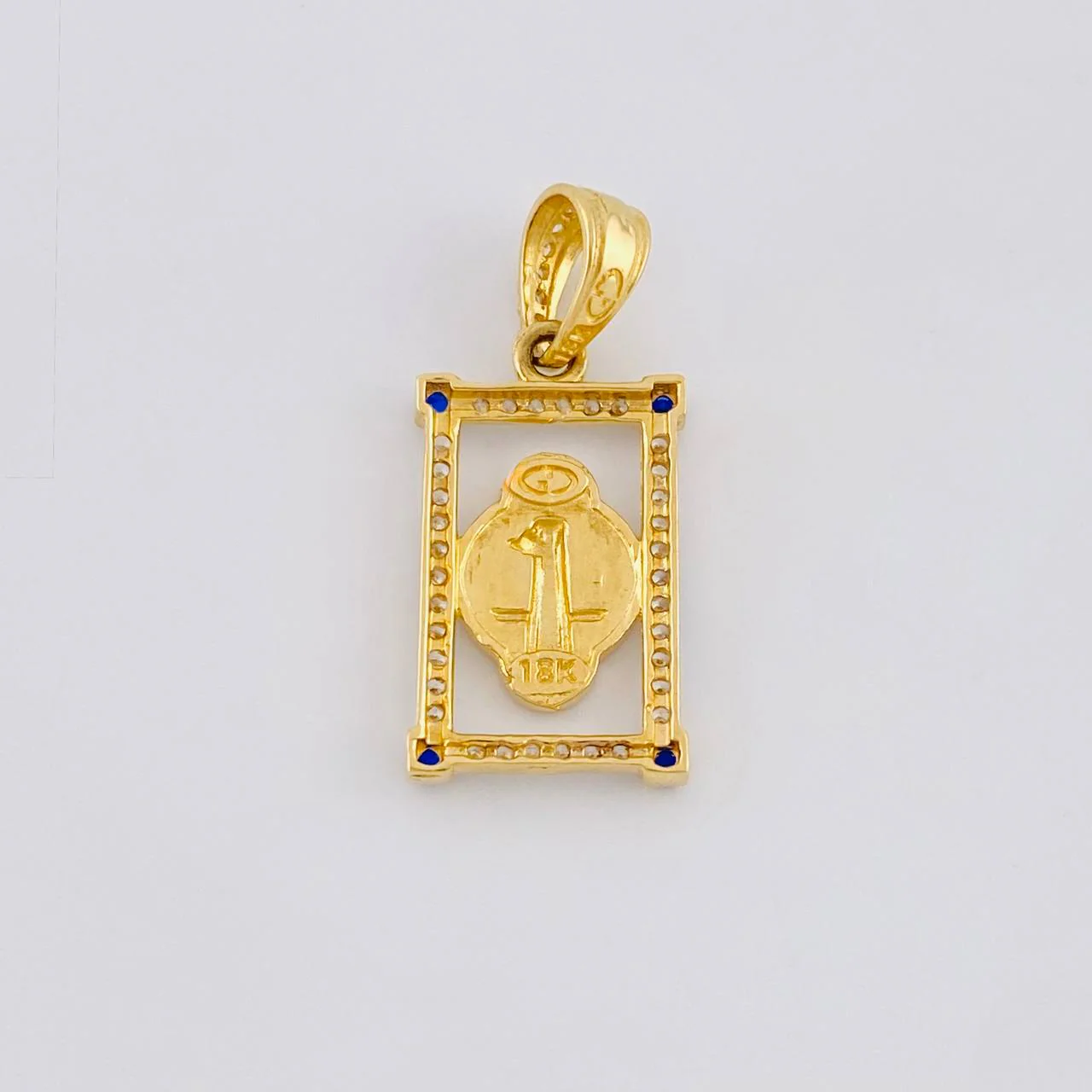 Dije Marco San Benito 2.35 g / 2.5 cm Oro Amarillo 18K - Image 4