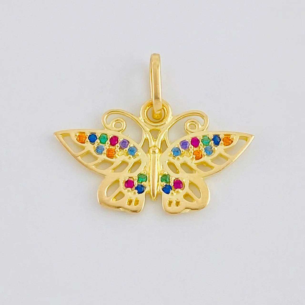 Dije Mariposa 1.4 g / 1.5 cm Oro Amarillo 18K
