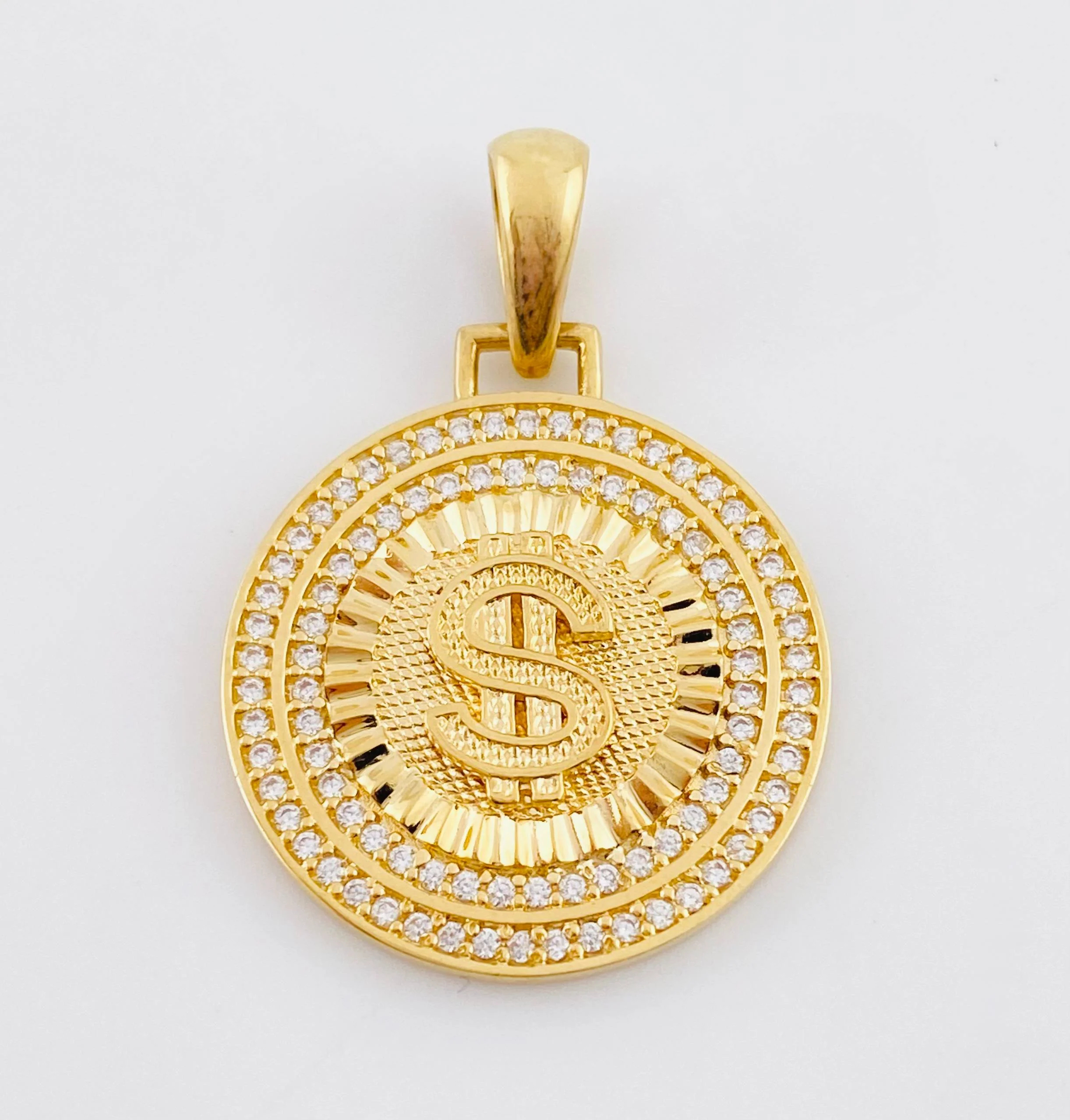 Dije Medalla Dólar 4.4gr / 3cm / Oro Amarillo 18K ©