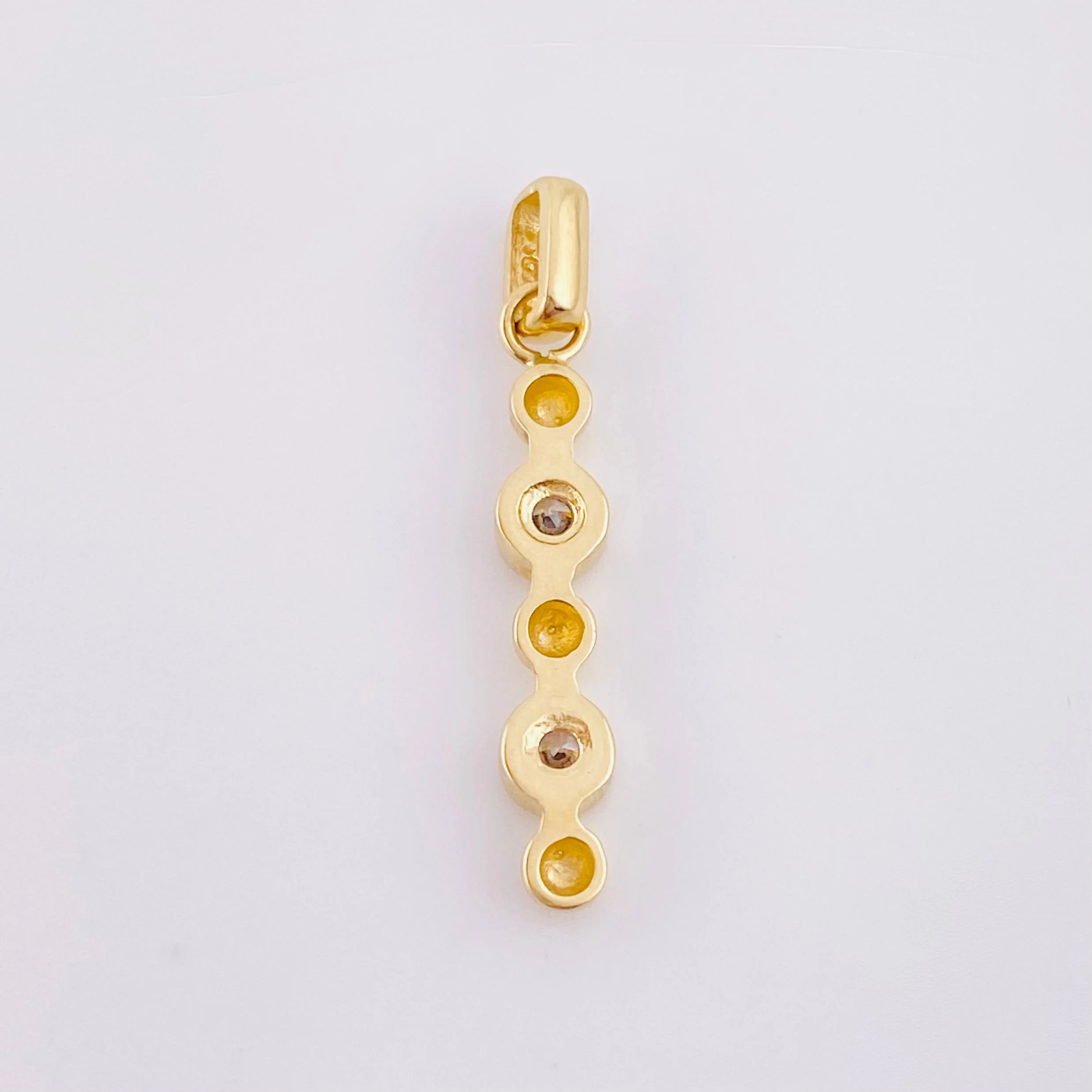 Dije Morse Binocular 1.85gr / 3cm / Oro Amarillo 18K - Image 4