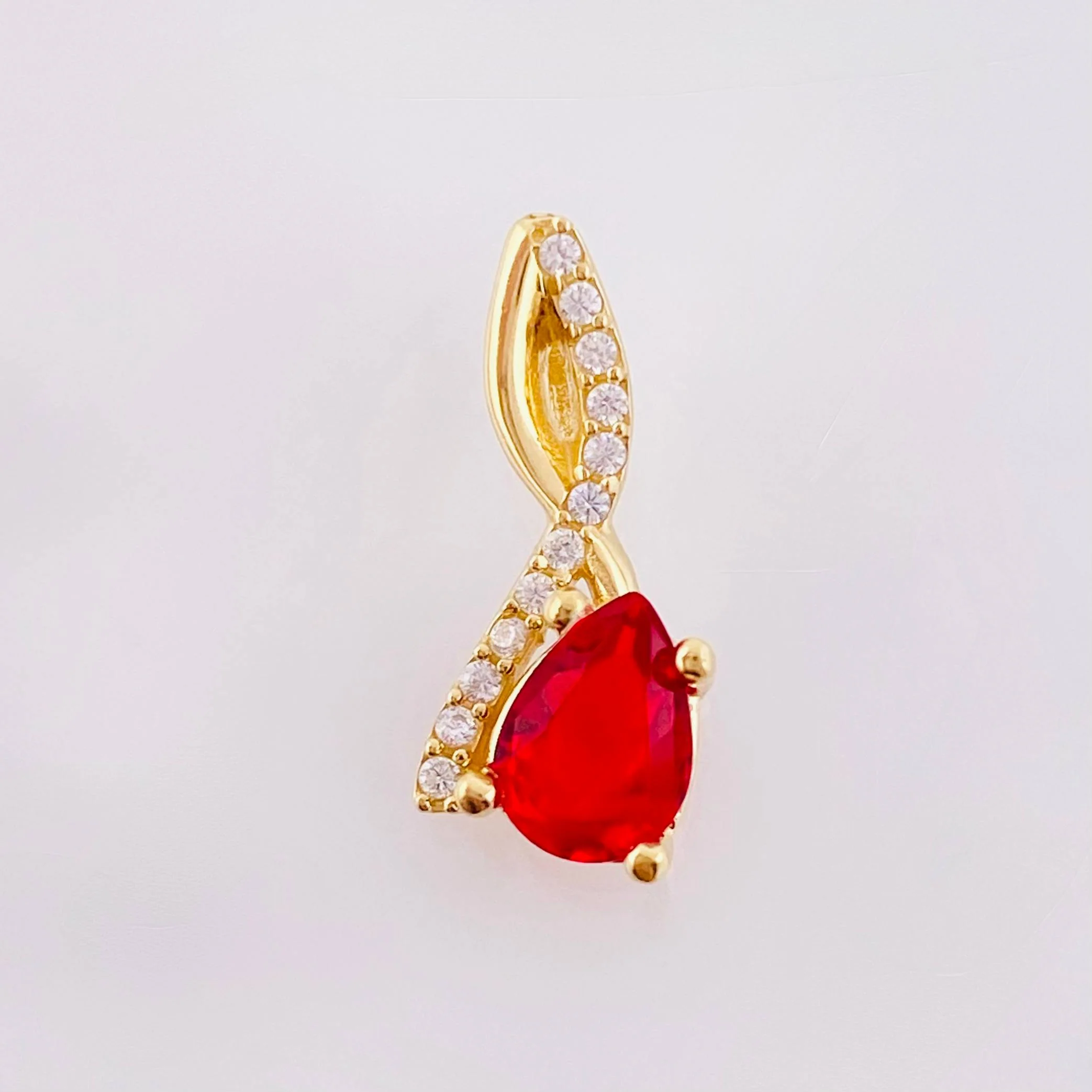 Dije Nota Sol Rojo 1.25gr / 1.8cm / Oro Amarillo 18K - Image 3