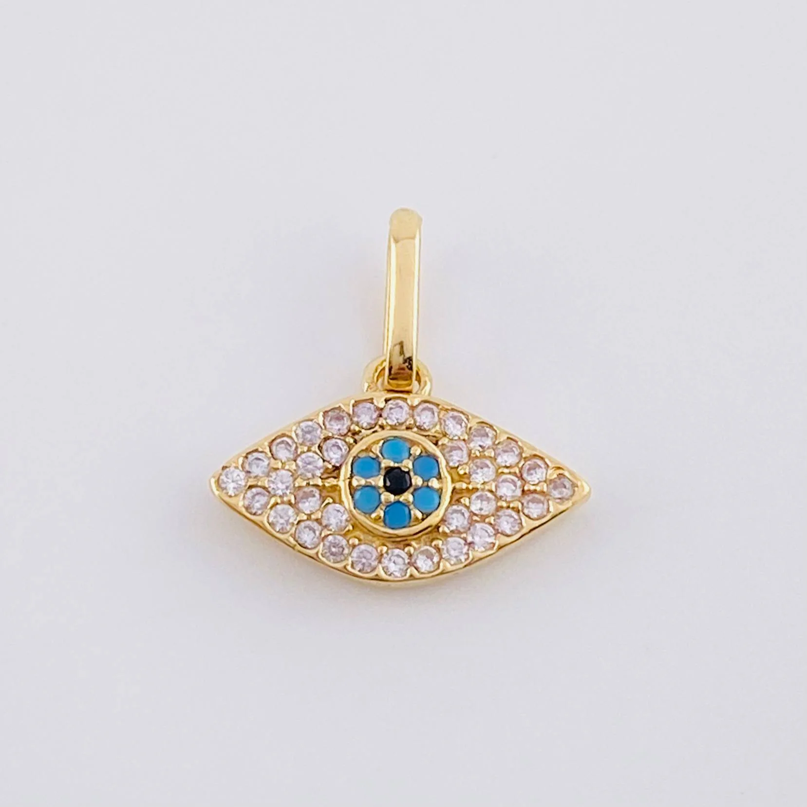 Dije Ojo Mistico 1.05 g / 1.3 cm Oro Amarillo 18K