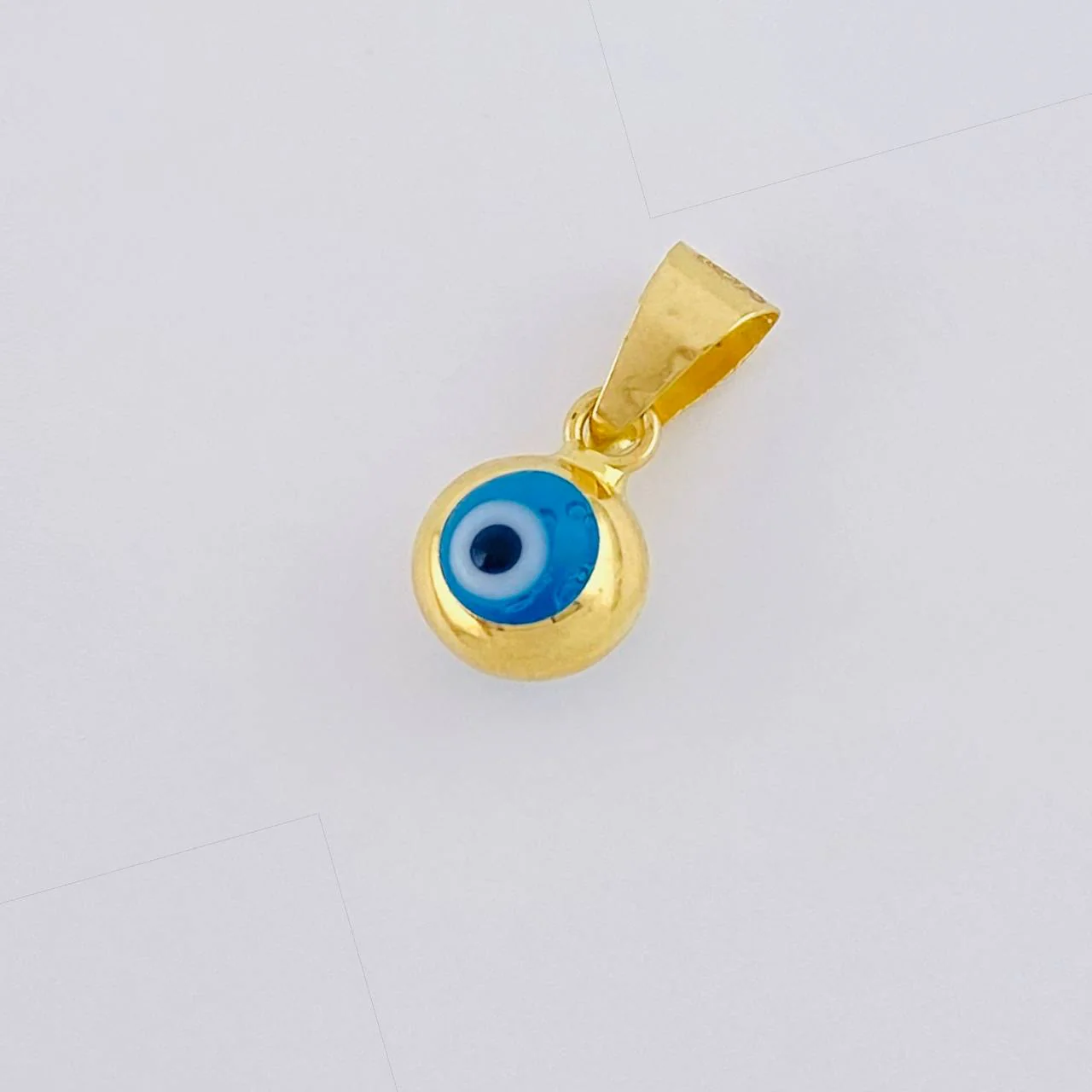Dije Ojo Turco 0.4 g / 1.2 cm Oro Amarillo +4 18K - Image 3