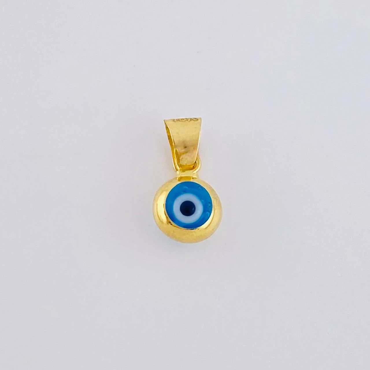 Dije Ojo Turco 0.4 g / 1.2 cm Oro Amarillo +4 18K