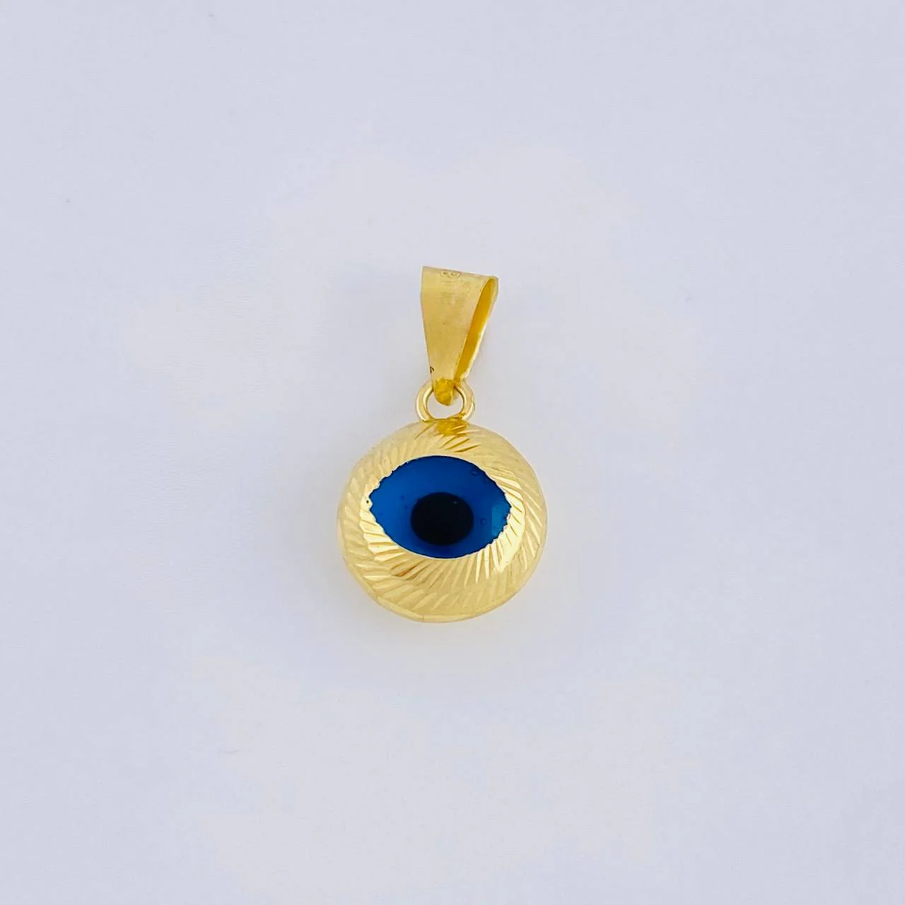 Dije Ojo Turco 0.8 g / 1.5 cm Oro Amarillo 18K
