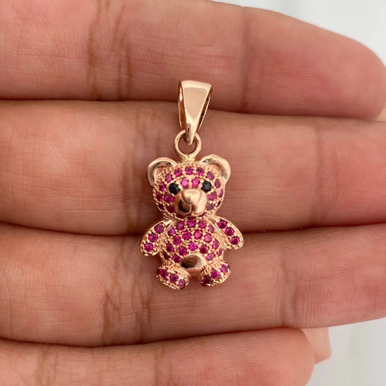 Dije Oso 3.4gr / 2.5cm / Oro Rosa 18K % - Image 4