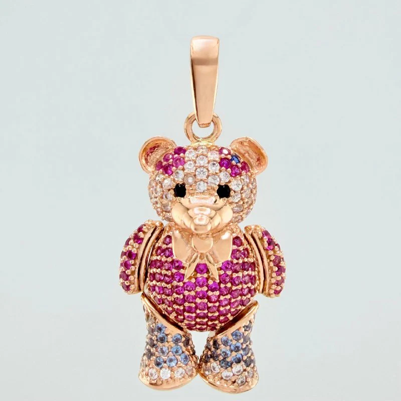 Dije Oso Articulado 11.25 g / 4.1 cm Oro Rosa 18K