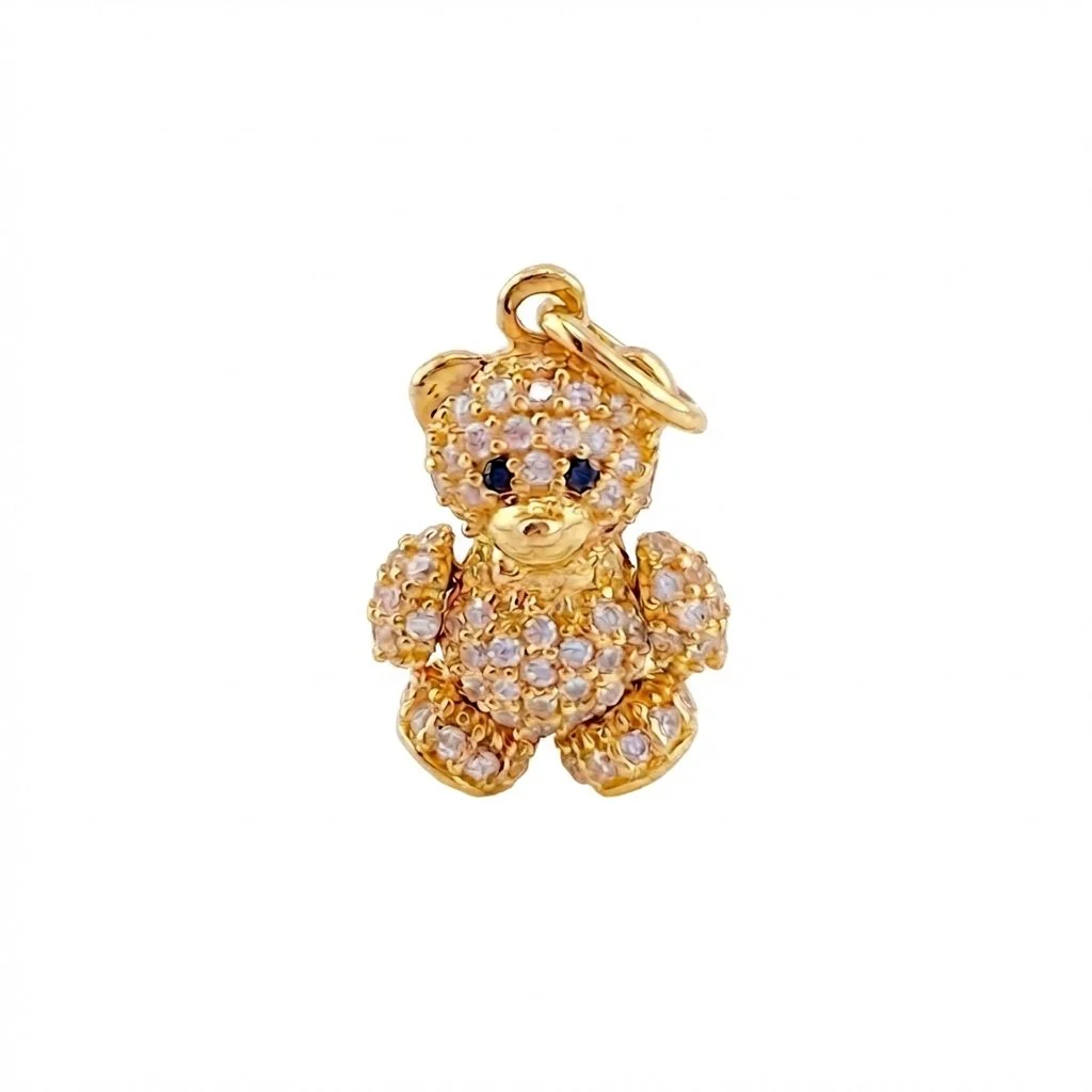 Dije Oso Articulado 2.55 g / 2.2 cm Oro Amarillo 18K