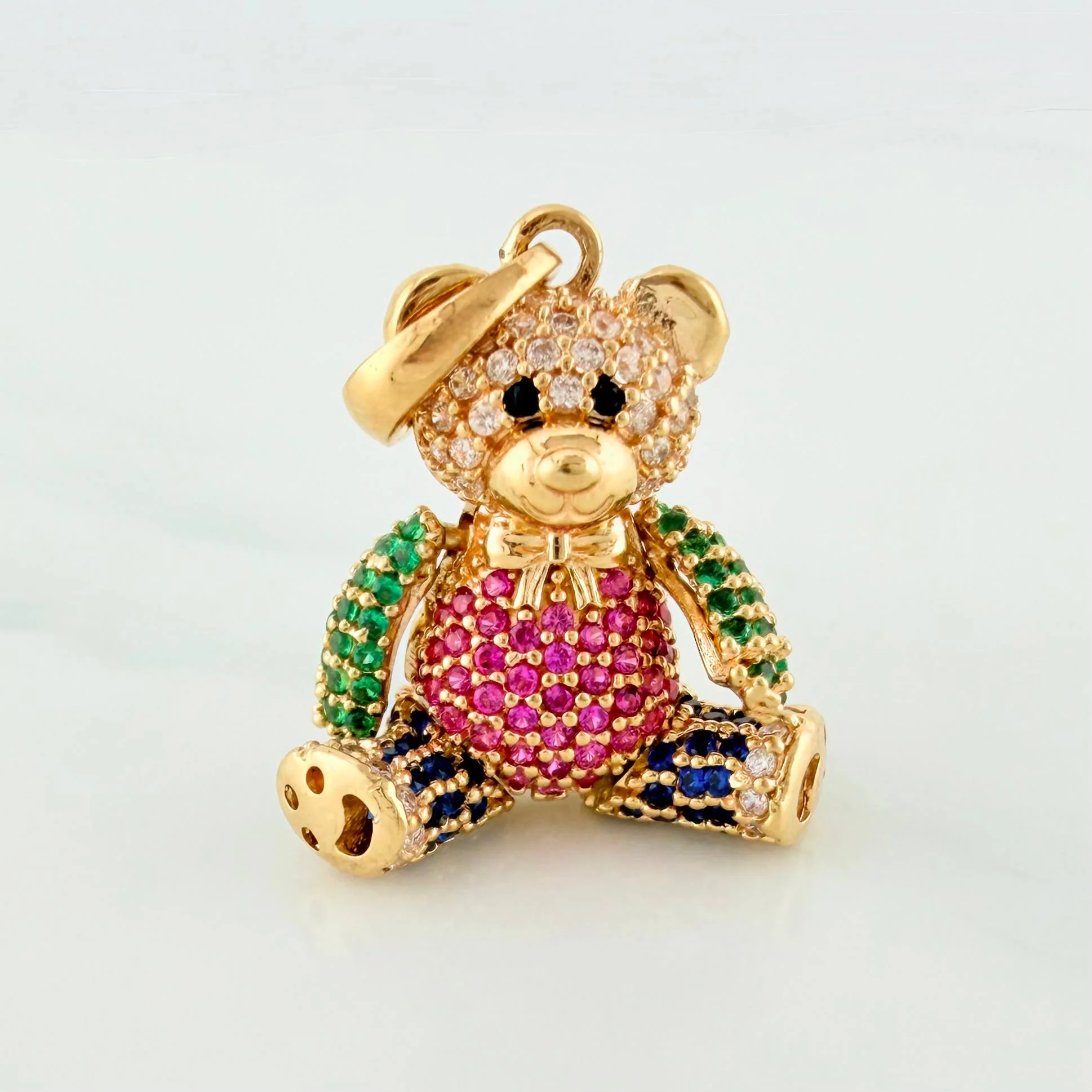 Dije Oso Articulado 5.6 g / 3 cm Oro Amarillo 18K
