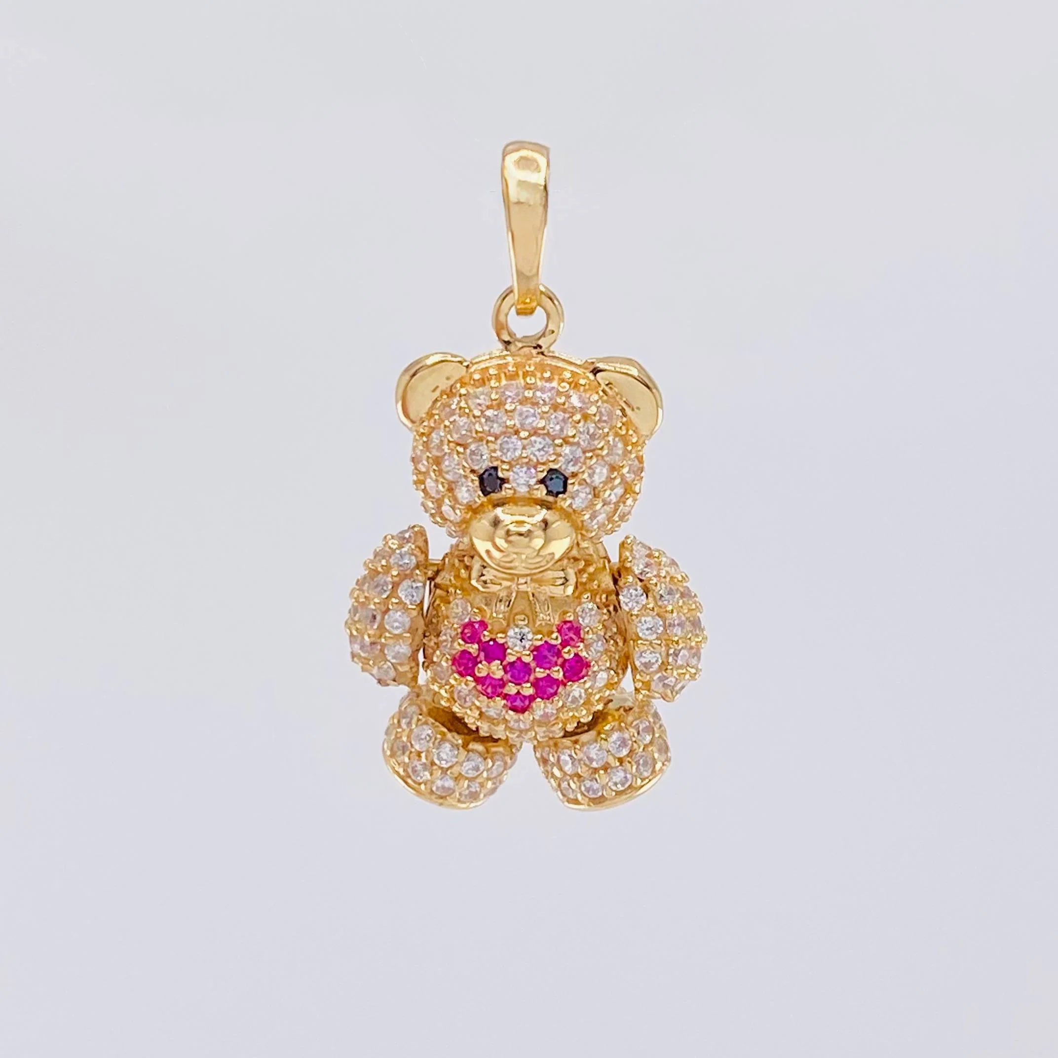 Dije Oso Articulado Corazón 4.55 g / 2,5 cm Oro Amarillo 18K - Image 2