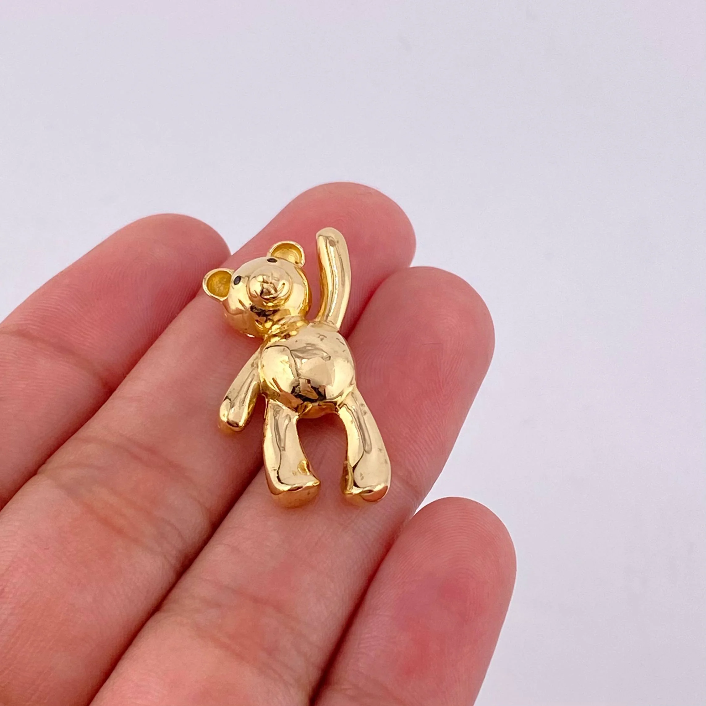 Dije Oso manito levantada 4.75g / 2.7cm Oro Amarillo 18K - Image 4