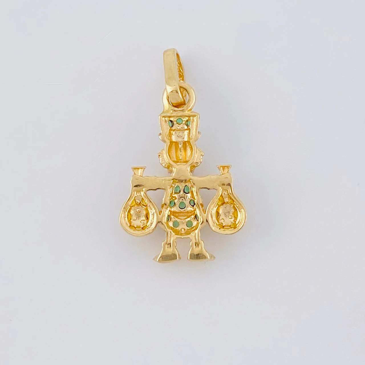 Dije Pato Bolsas Dinero 1.45 g / 2.2 cm Oro Amarillo 18K - Image 4