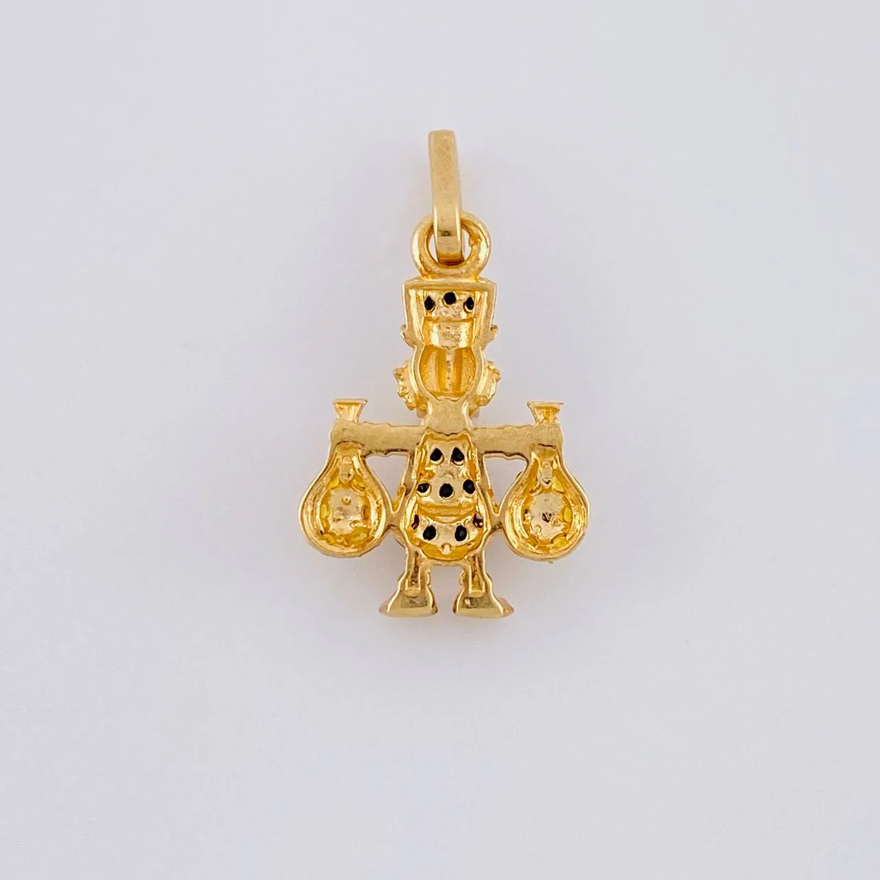 Dije Pato Bolsas Dinero 1.55 g / 2.2 cm Oro Amarillo 18K - Image 4
