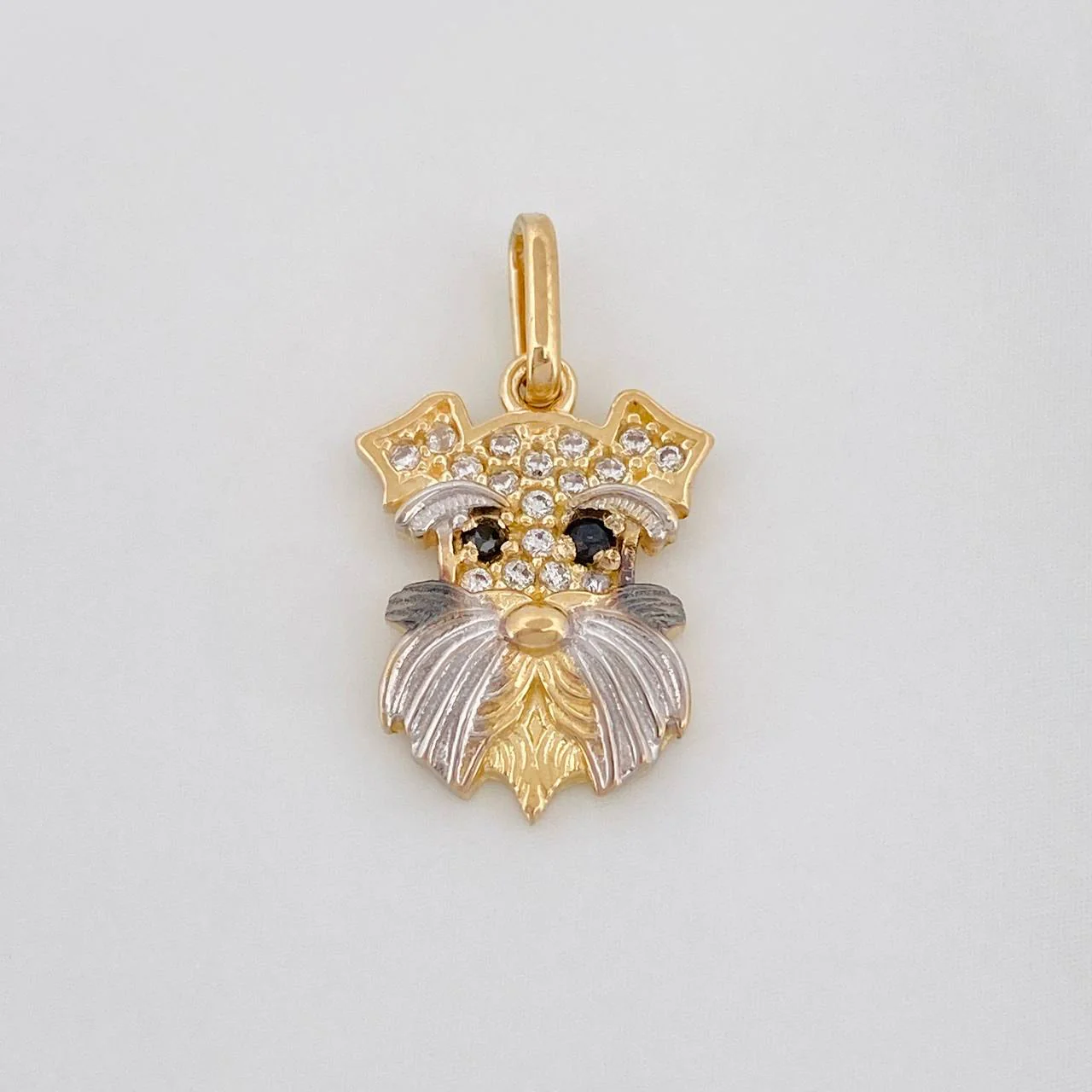 Dije Perro 1.4g / 2cm Tres Oros 18K