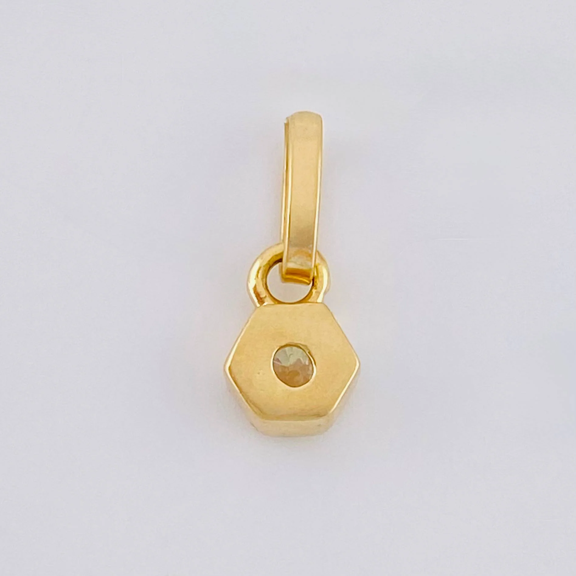 Dije Piedra 0.7 g / 1,2 cm Oro Amarillo 18K Nac.Esp. - Image 4