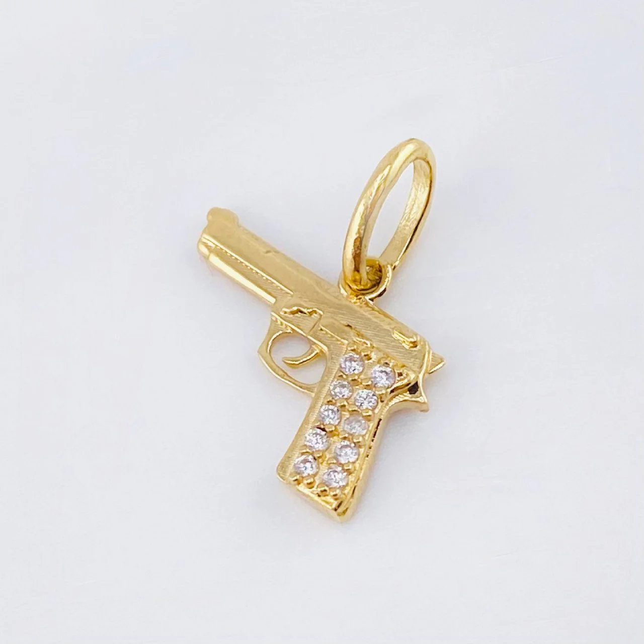 Dije Pistola 1.15gr / 1.5cm / Oro Amarillo 18K © - Image 3