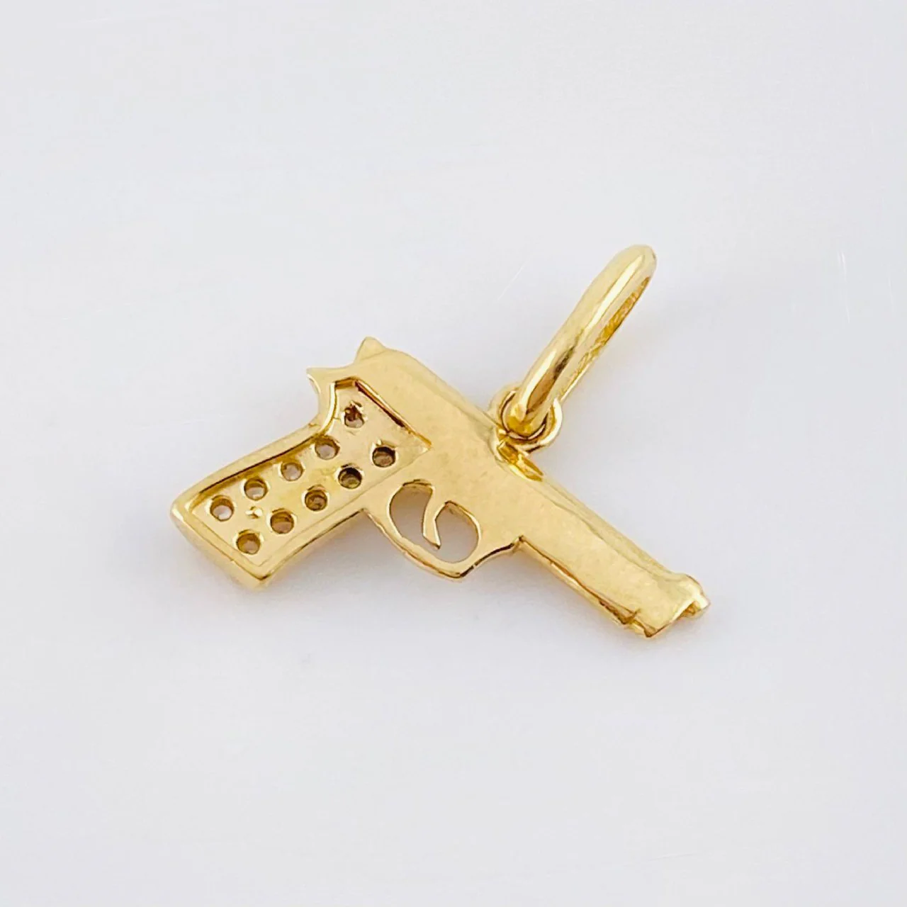 Dije Pistola 1.15gr / 1.5cm / Oro Amarillo 18K © - Image 4