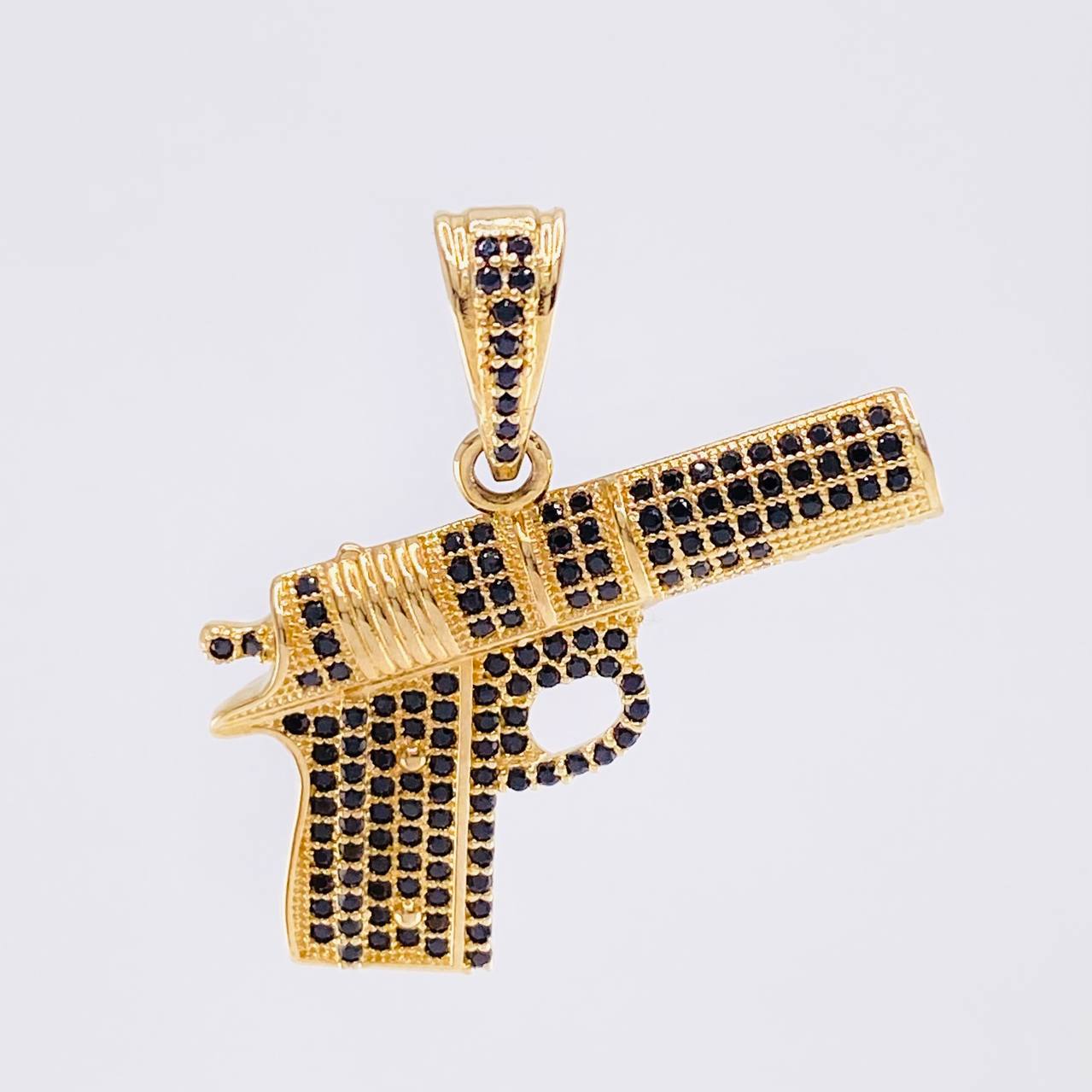 Dije Pistola 4.8 g / 3 cm Oro Amarillo 18K - Image 2