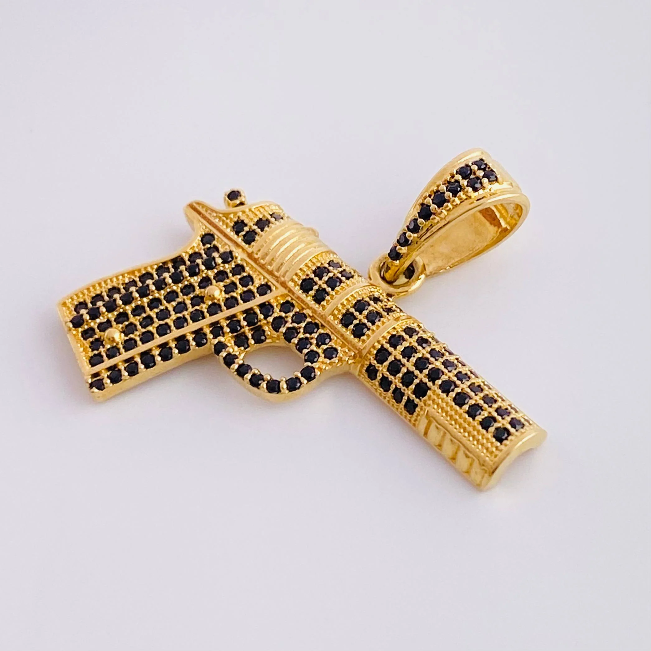 Dije Pistola 4.8 g / 3 cm Oro Amarillo 18K - Image 3