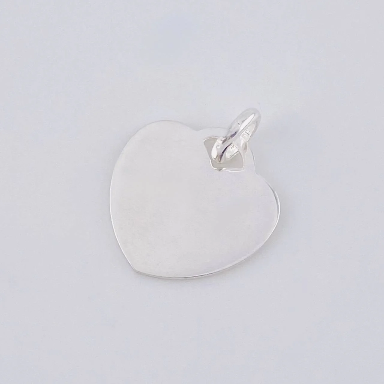 Dije Placa Corazón 1.4 g / 1.7 cm Plata 925 - Image 3