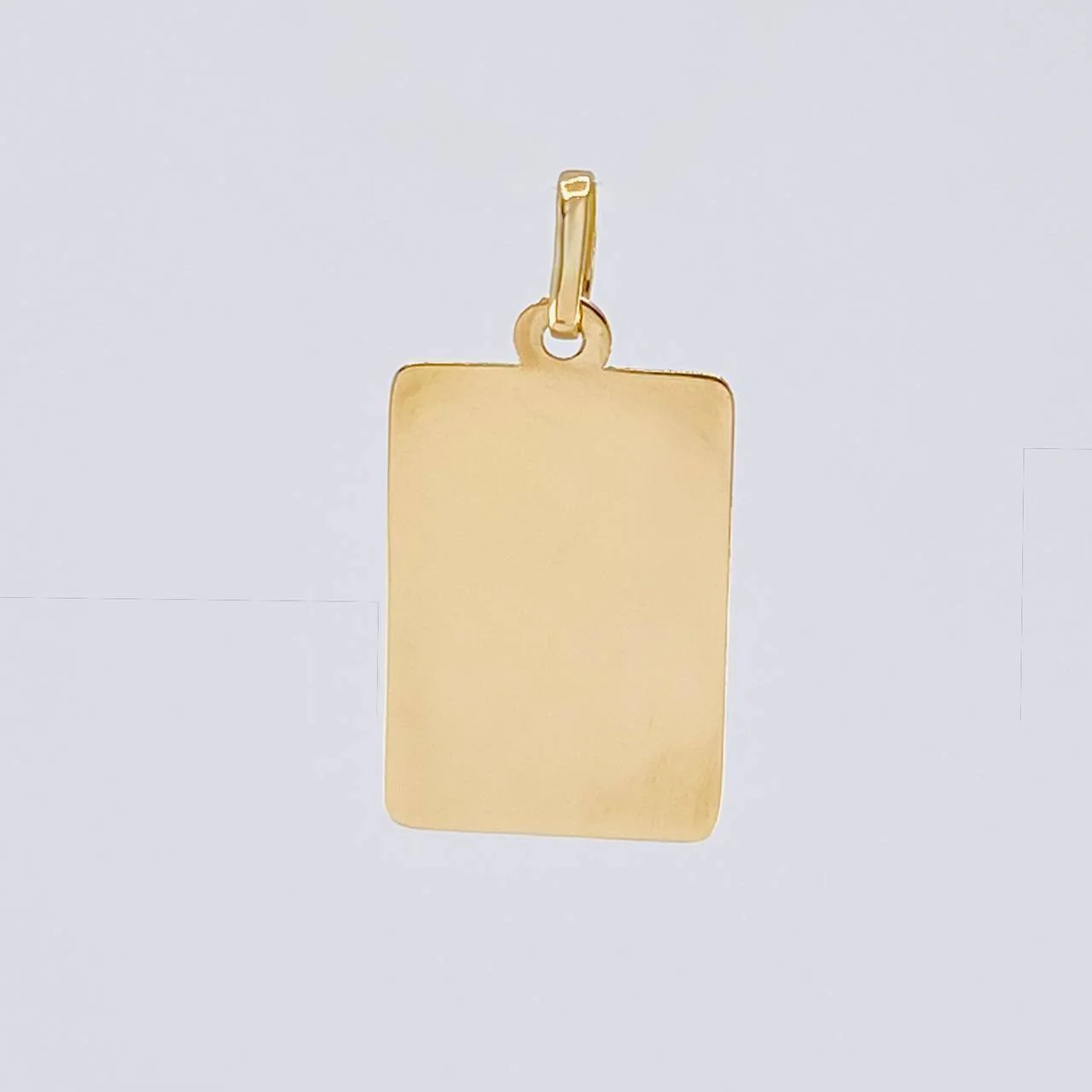 Dije Placa Rectangular 1.1 g / 2.5 cm Oro Amarillo 18K - Image 2