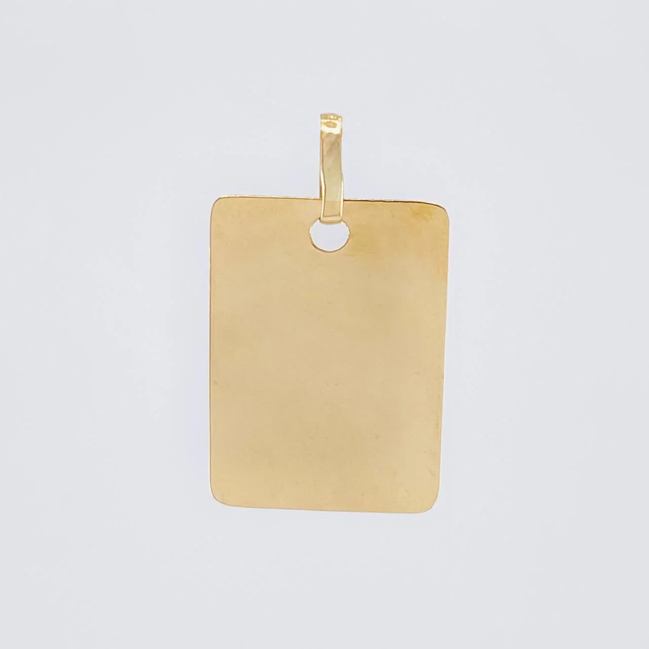 Dije Placa Rectangular 1.2 g / 2.4 cm Oro Amarillo 18K - Image 2