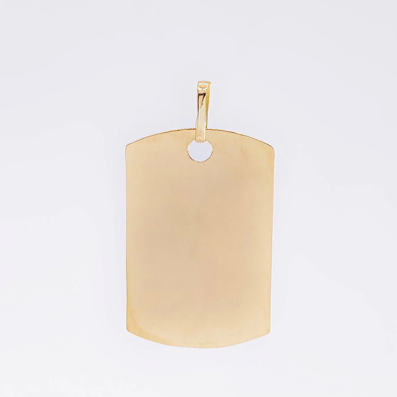 Dije Placa Rectangular 1.45 g / 2.4 cm Oro Amarillo 18K - Image 2