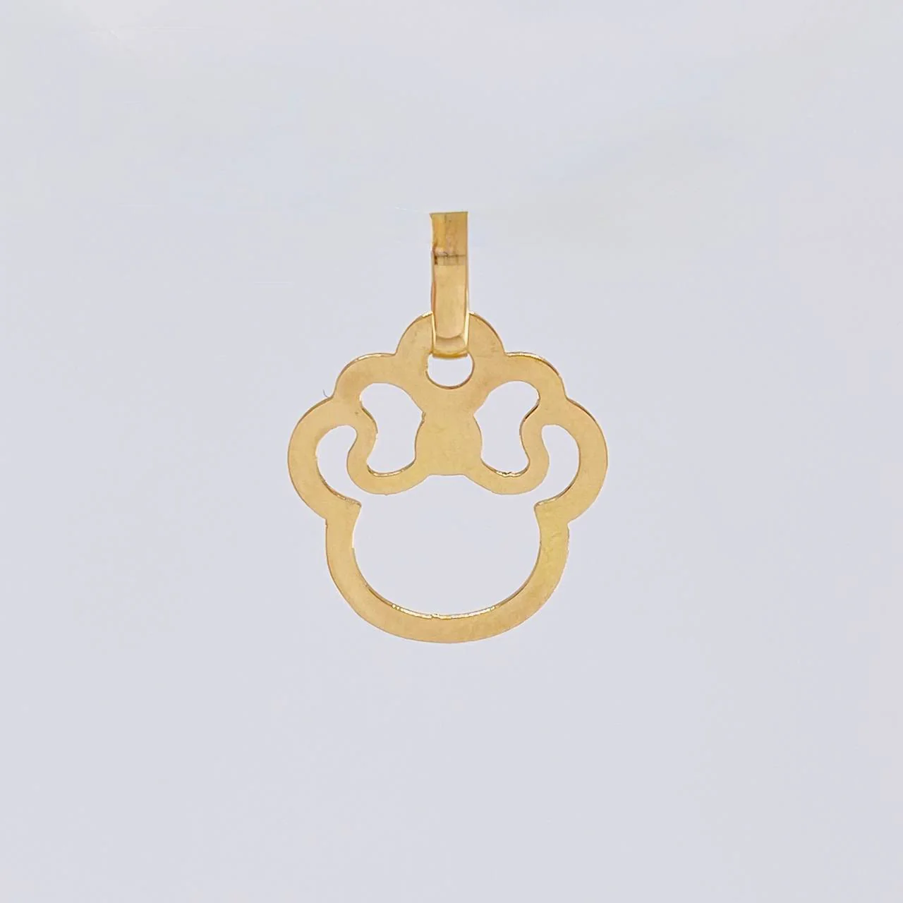 Dije Ratón Con Moño 0.45 g / 1.7 cm Oro Amarillo 18K - Image 4